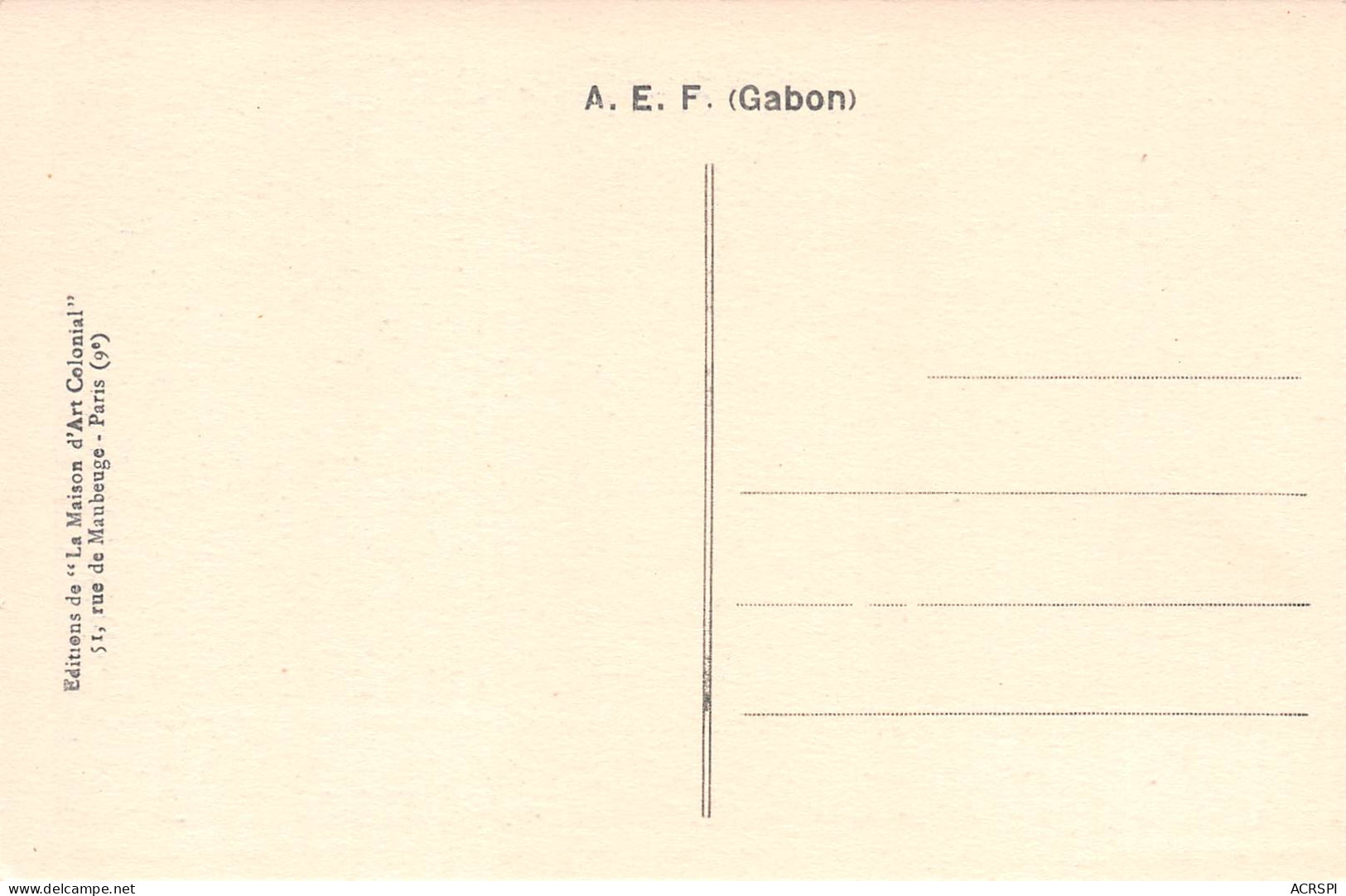 GABON Un Gîte D'étape Du Pays BATEKE   N° 48 \ML4023 - Gabon