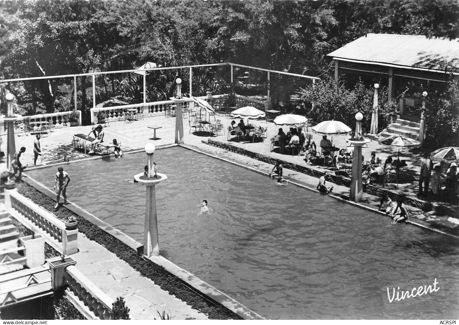 MALI Ancien Soudan Français AOF BAMAKO Hotel Restaurant Le LIDO La Piscine éd Vincent Peyrehorade N° 54 \ML4028 - Mali