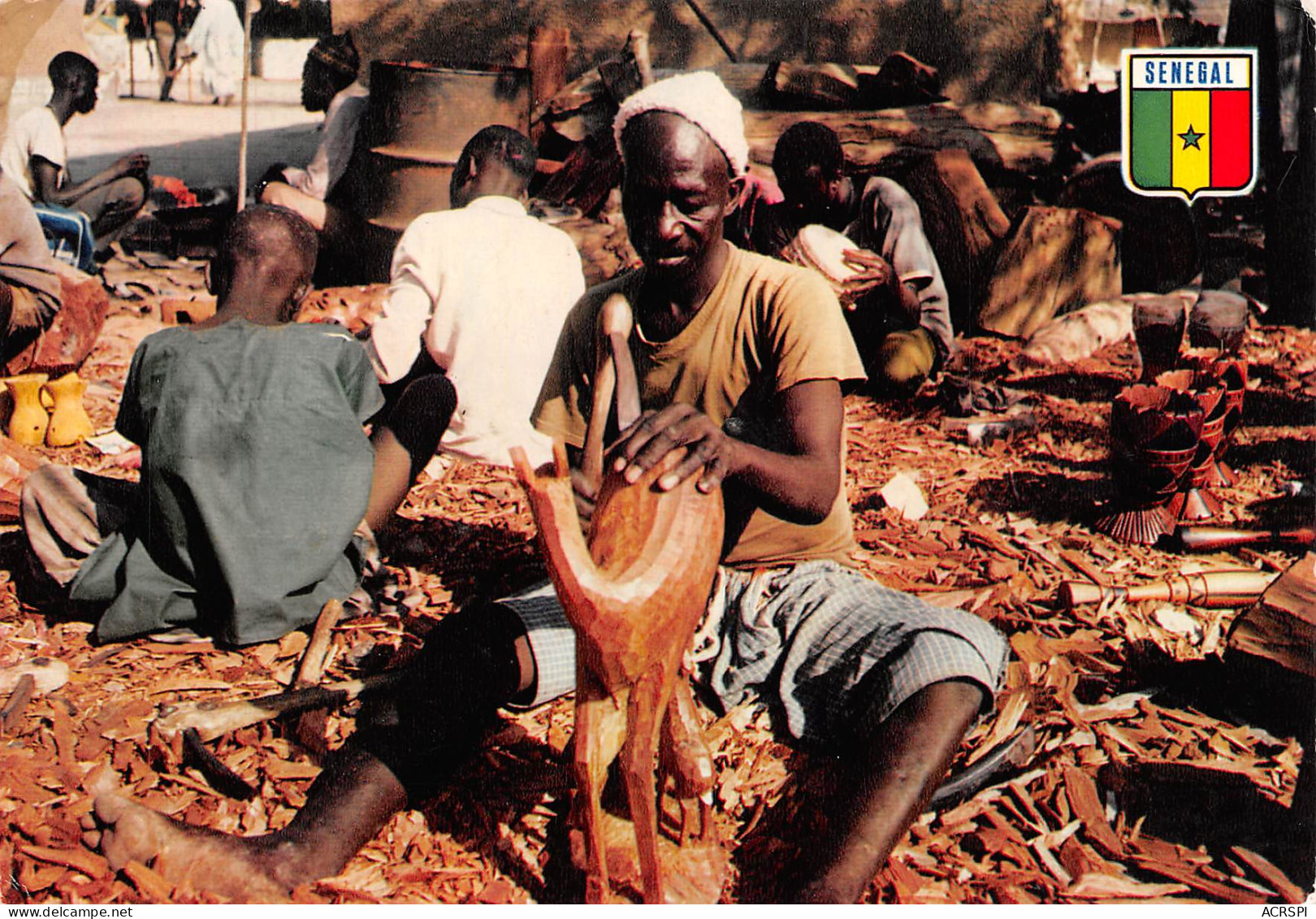 SENEGAL - SCULPTEUR à SOUBEDIOUNE - Photo Hoa-Qui   N° 36 \ML4030 - Senegal