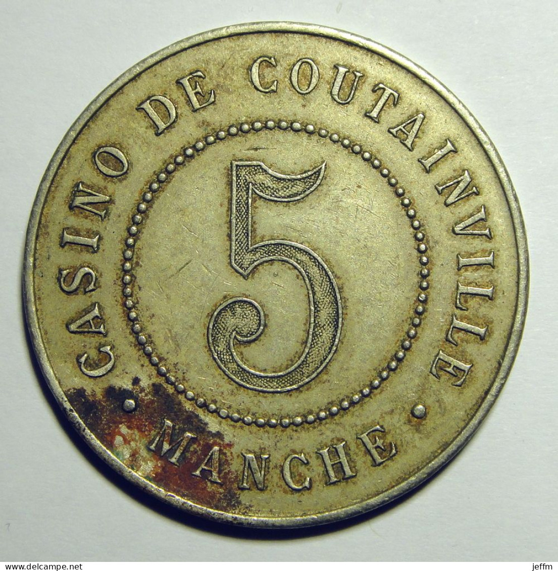 Casino De Coutainville - Manche - Grand Module - 5 Francs - Casino