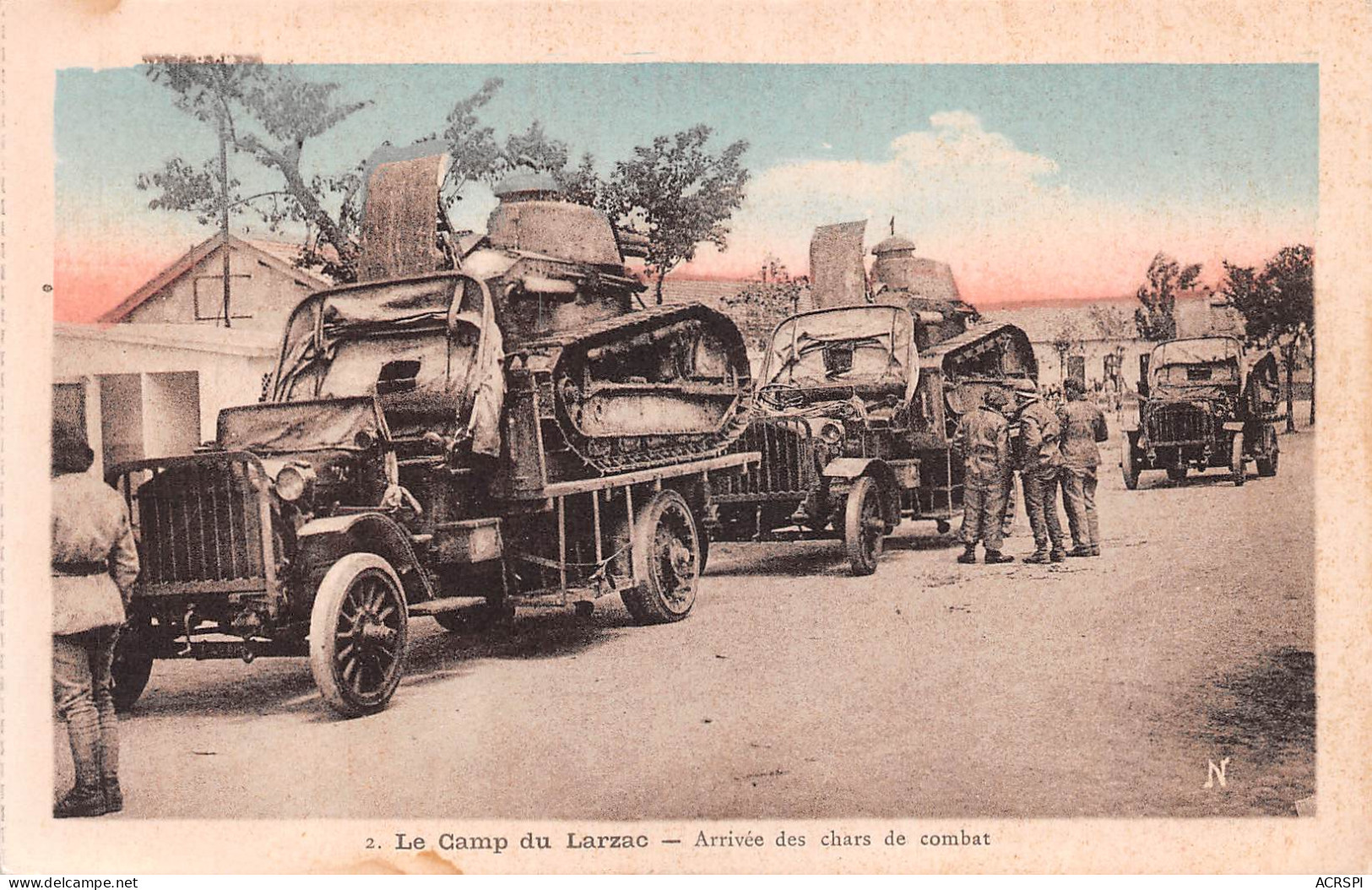 La Cavalerie AVEYRON Le Camp Du Larzac - Arrivée Des Chars De Combat  N° 81 \ML4031 - La Cavalerie