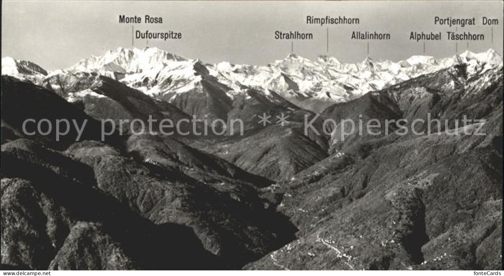 11696242 Monte Rosa Alpenkette  Monte Rosa - Otros & Sin Clasificación