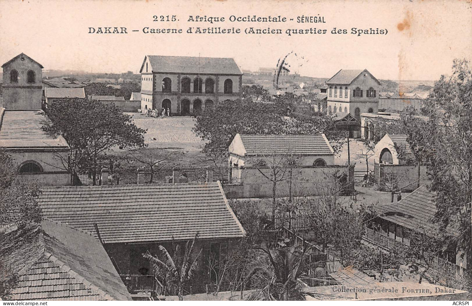 SENEGAL DAKAR  Caserne D'Artillerie Ancien Quartier Des Spahis  (2 Scans) N° 71 \ML4033 - Sénégal