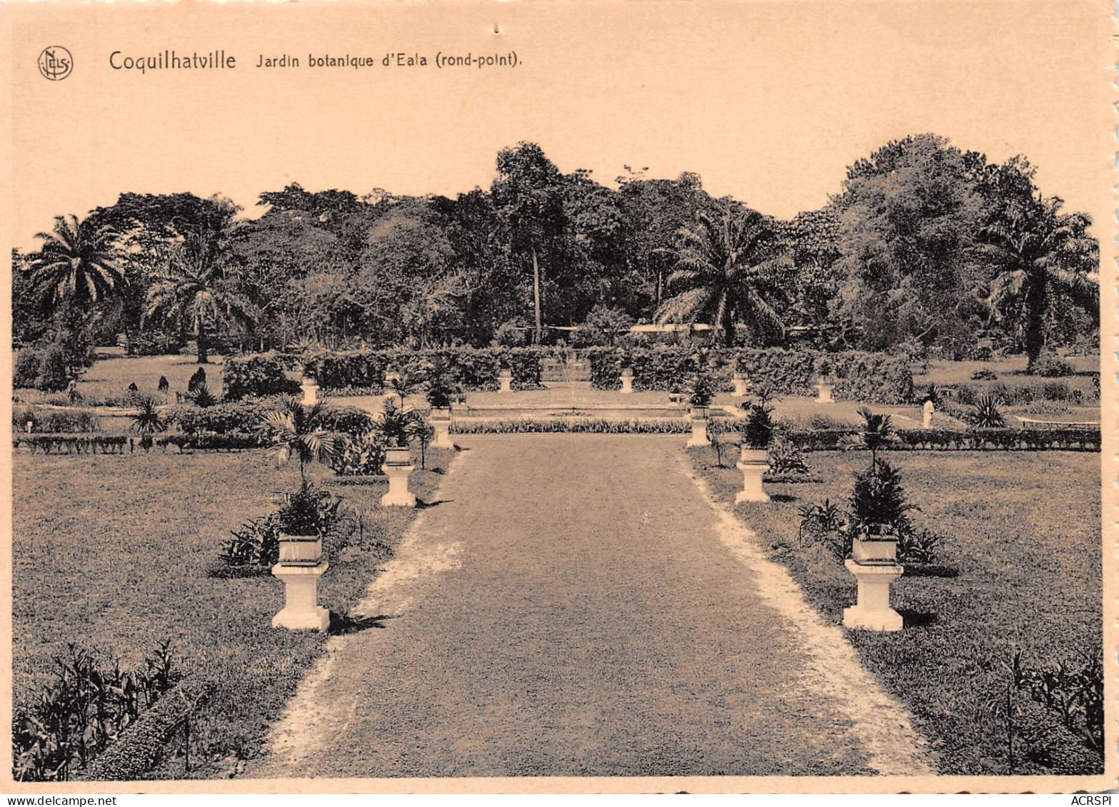 Coquilhatville Le Jardin Botanique D'Eala Le Rond Point  CONGO Belge (2 Scans) N° 12 \ML4034 - Kinshasa - Léopoldville