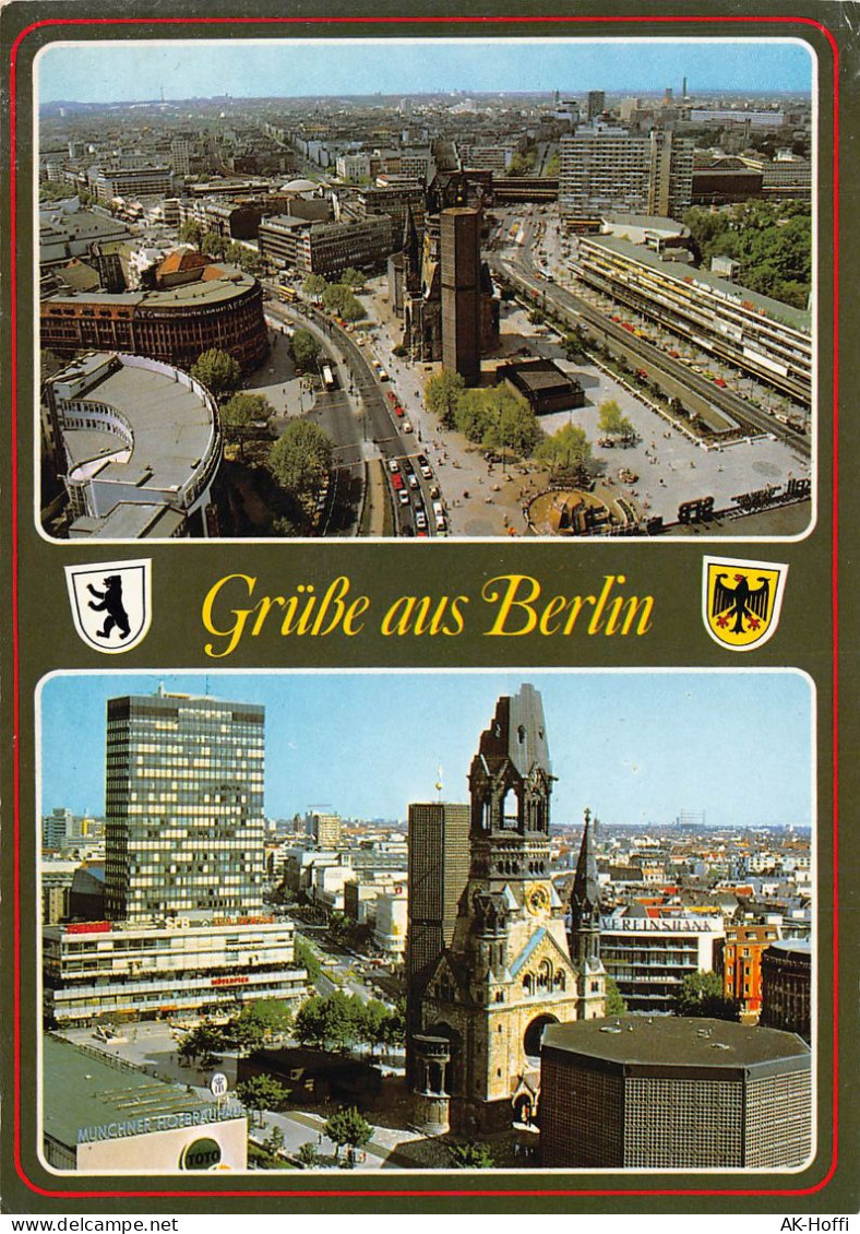 Berlin - Kaiser-Wilhelm-Gedächtniskirche, Blick Vom Europa Center - Charlottenburg