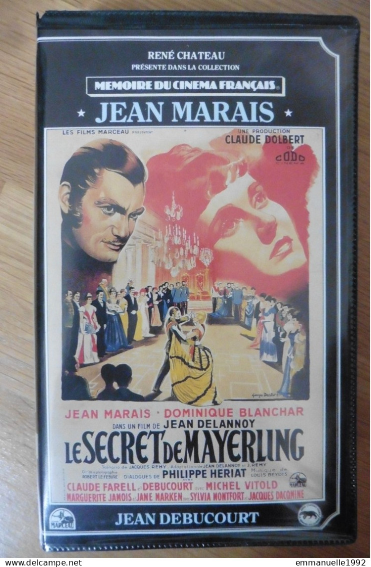 VHS Le Secret De Mayerling 1949 Jean Delannoy Jean Marais Dominique Blanchar - Dramma