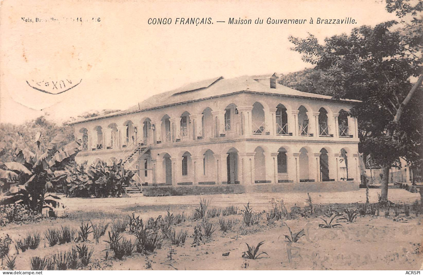 CONGO BRAZZAVILLE  Maison Du Gouverneur  (2 Scans)N° 28\ML4035 - Brazzaville