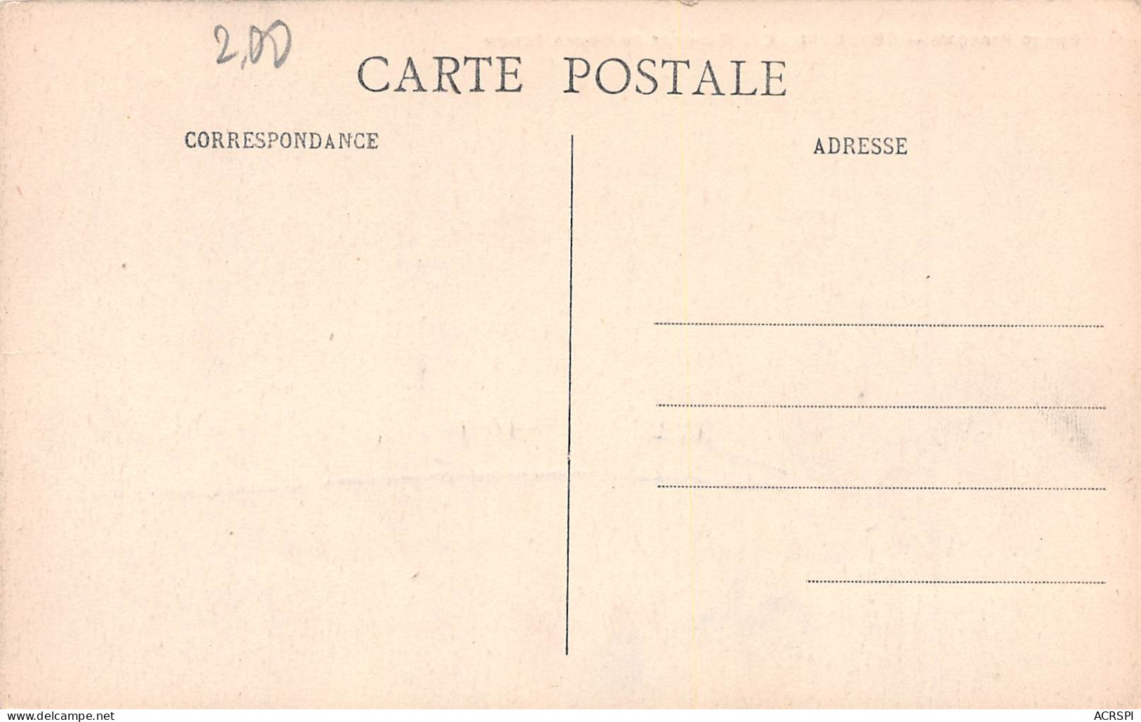 CONGO BRAZZAVILLE  Bureaux Du Moyen Congo Carte Vierge  Non Circulé (2 Scans)N° 50\ML4035 - Brazzaville