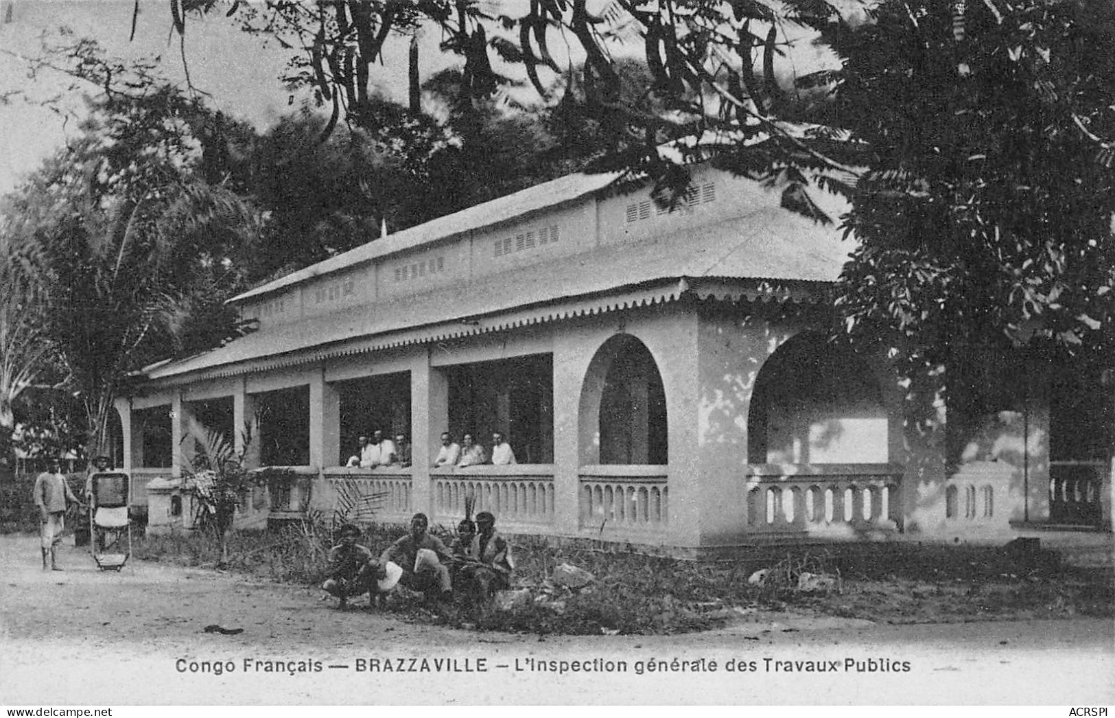 CONGO BRAZZAVILLE  Inspection Générale Des Travaux Publics  Carte Vierge  Non Circulé   (2 Scans)N° 53\ML4035 - Brazzaville