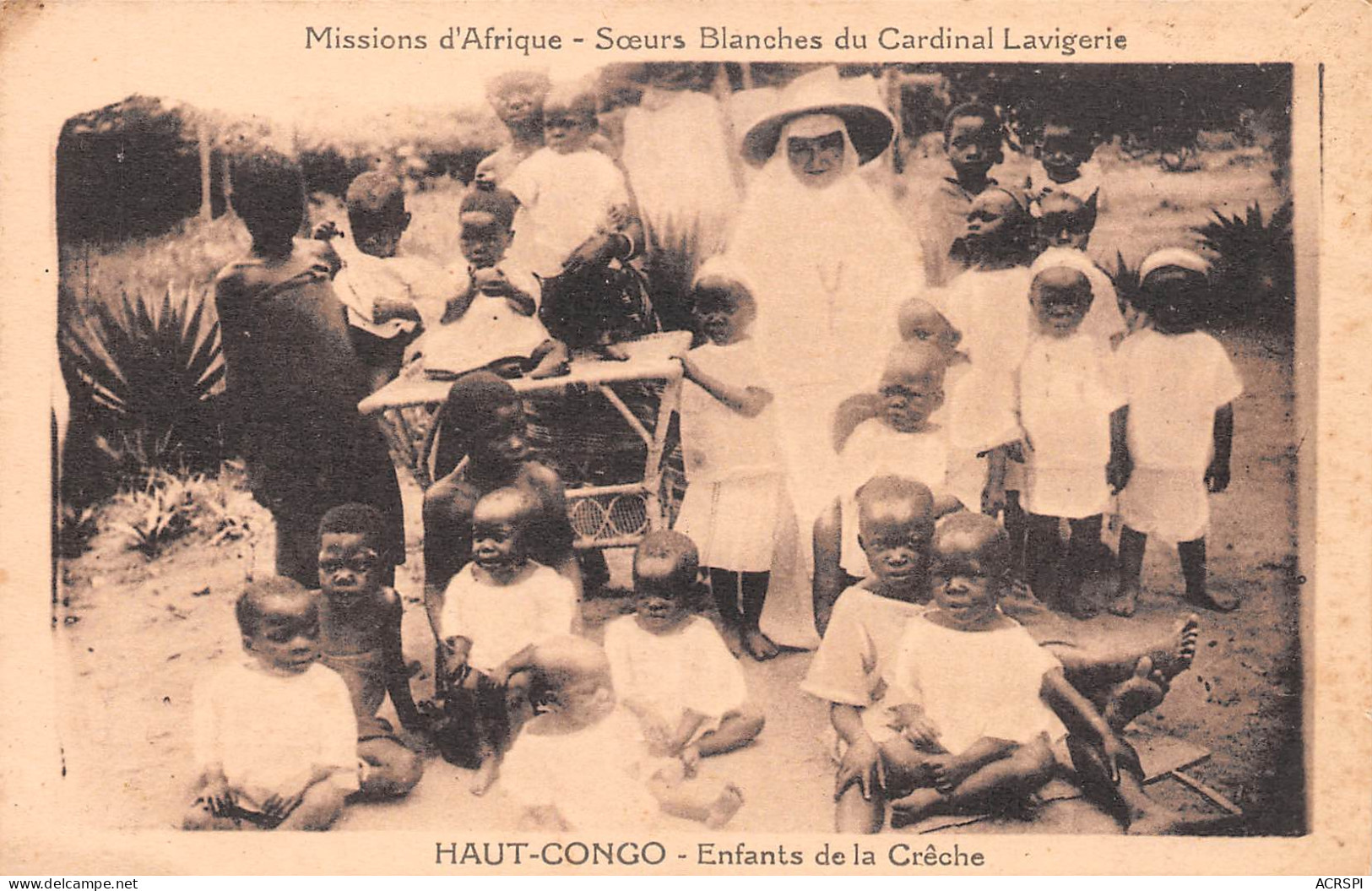 CONGO BRAZZAVILLE Enfants De La Crêche  Carte Vierge Non Voyagé  2 Scans N° 4 \ML4037 - French Congo