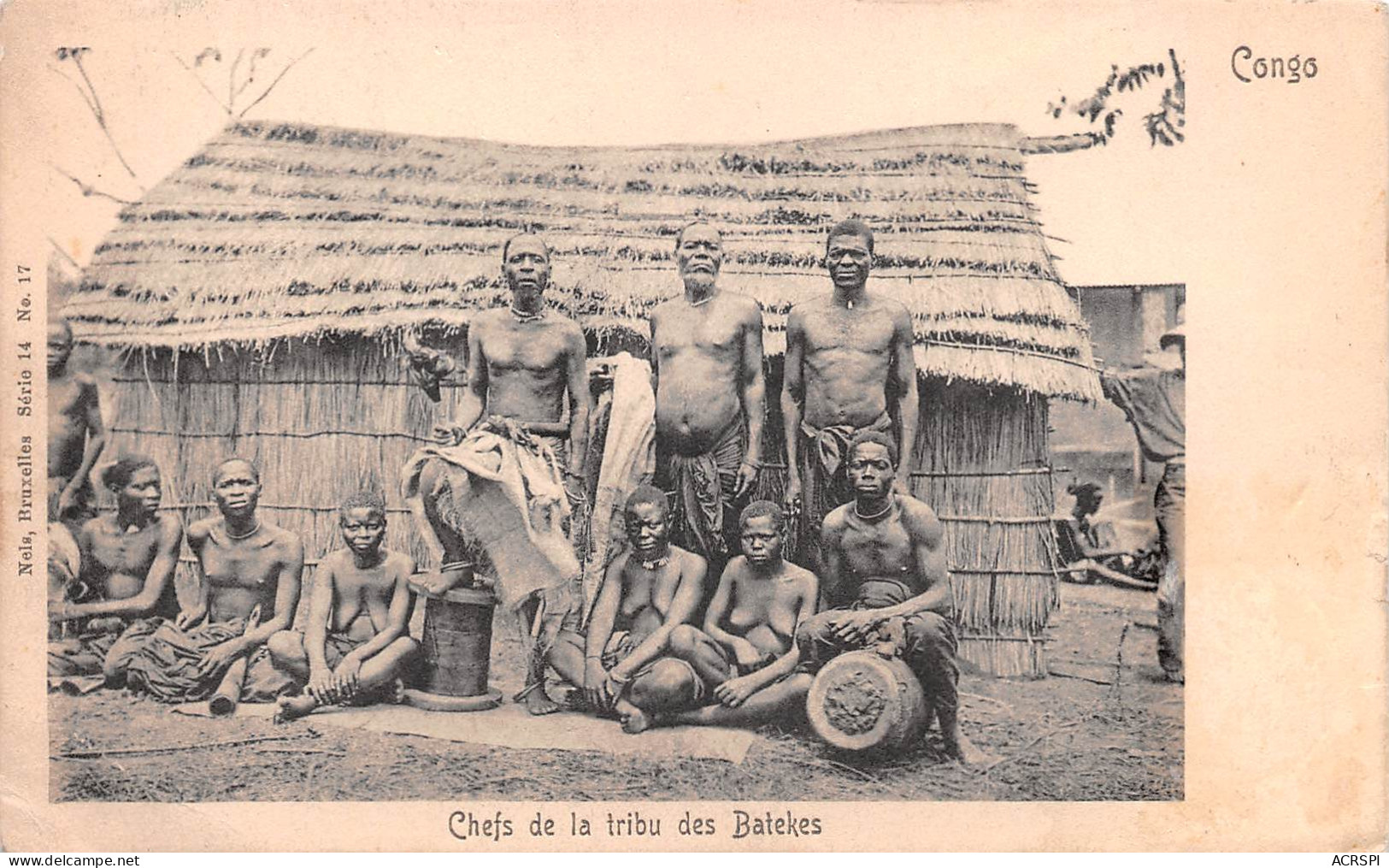 CONGO KINSHASA  Chefs De La Tribu Des Batekes  2 Scans N° 28 \ML4037 - Kinshasa - Leopoldville