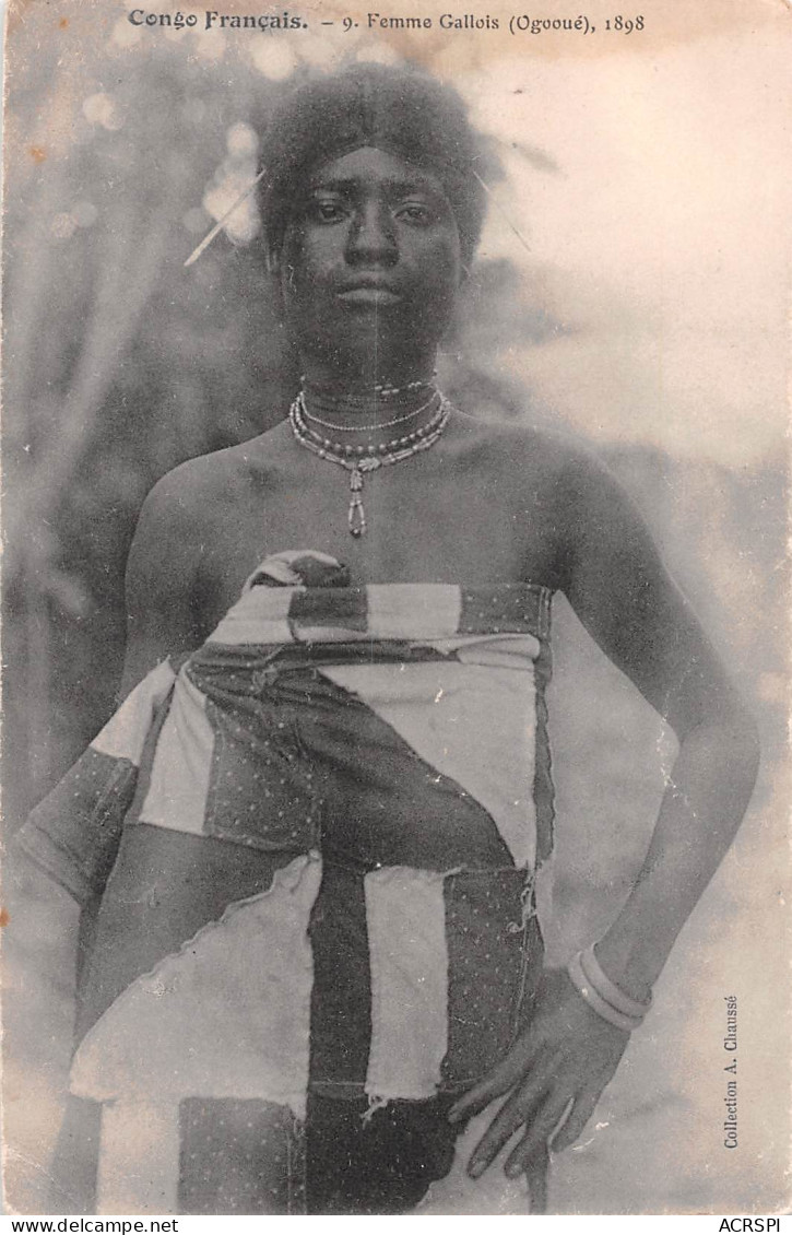 CONGO Brazzaville  OGOOUÉ - Femme Gallois Année 1898 2 Scans N° 46 \ML4037 - Brazzaville