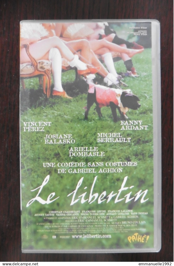 VHS Le Libertin De Gabriel Aghion Vincent Perez Fanny Ardant Arielle Dombasle - Comédie