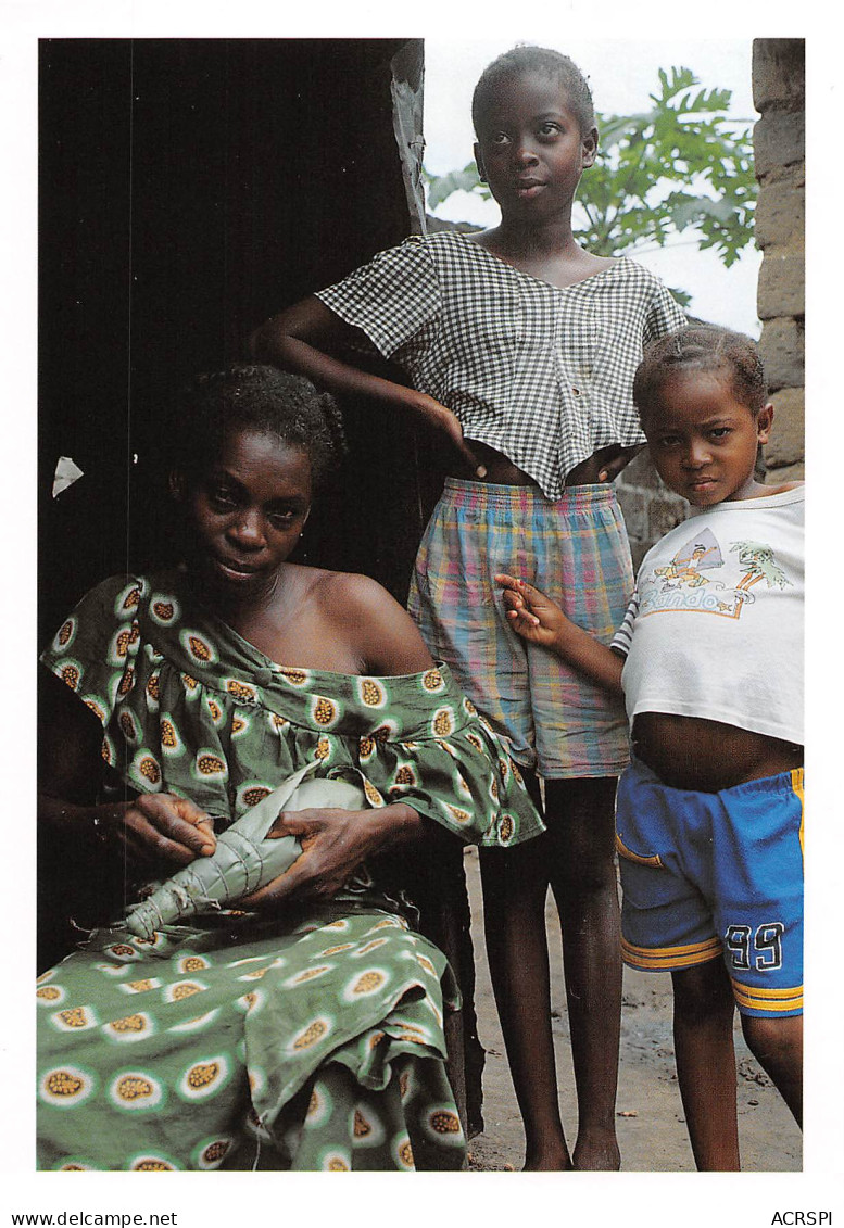 CONGO Brazzaville  Préparation Du Chichouangue En Famille 1996 Bacongo Vierge Non Voyagé  2 Scans N° 69 \ML4037 - Brazzaville