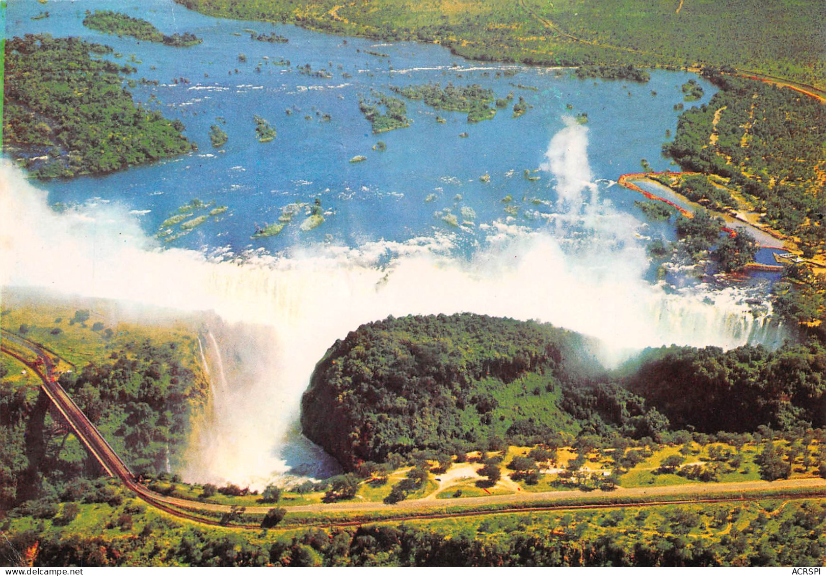 Zimbabwe Ex Rhodésie Victoria Falls Aerial View    (2 Scans)N° 11 \ML4038 - Zimbabwe
