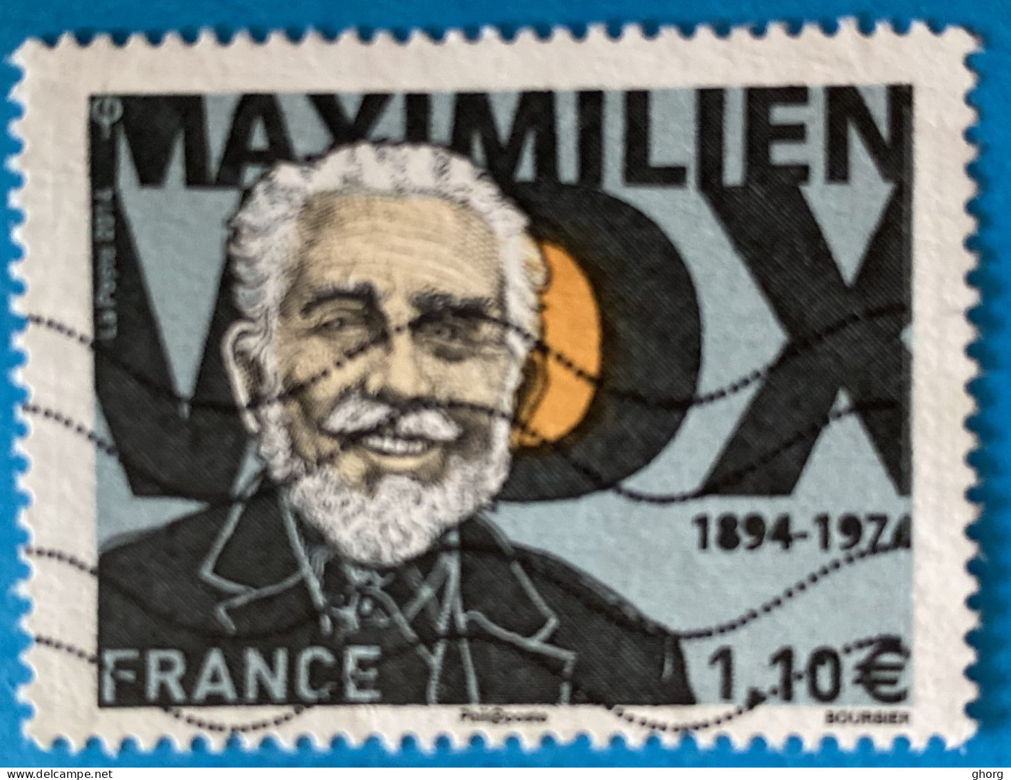 France 2014 : Maximilien Vox, Graveur, Typographe, Journaliste Publicitaire Et éditeur N° 4906 Oblitéré - Used Stamps