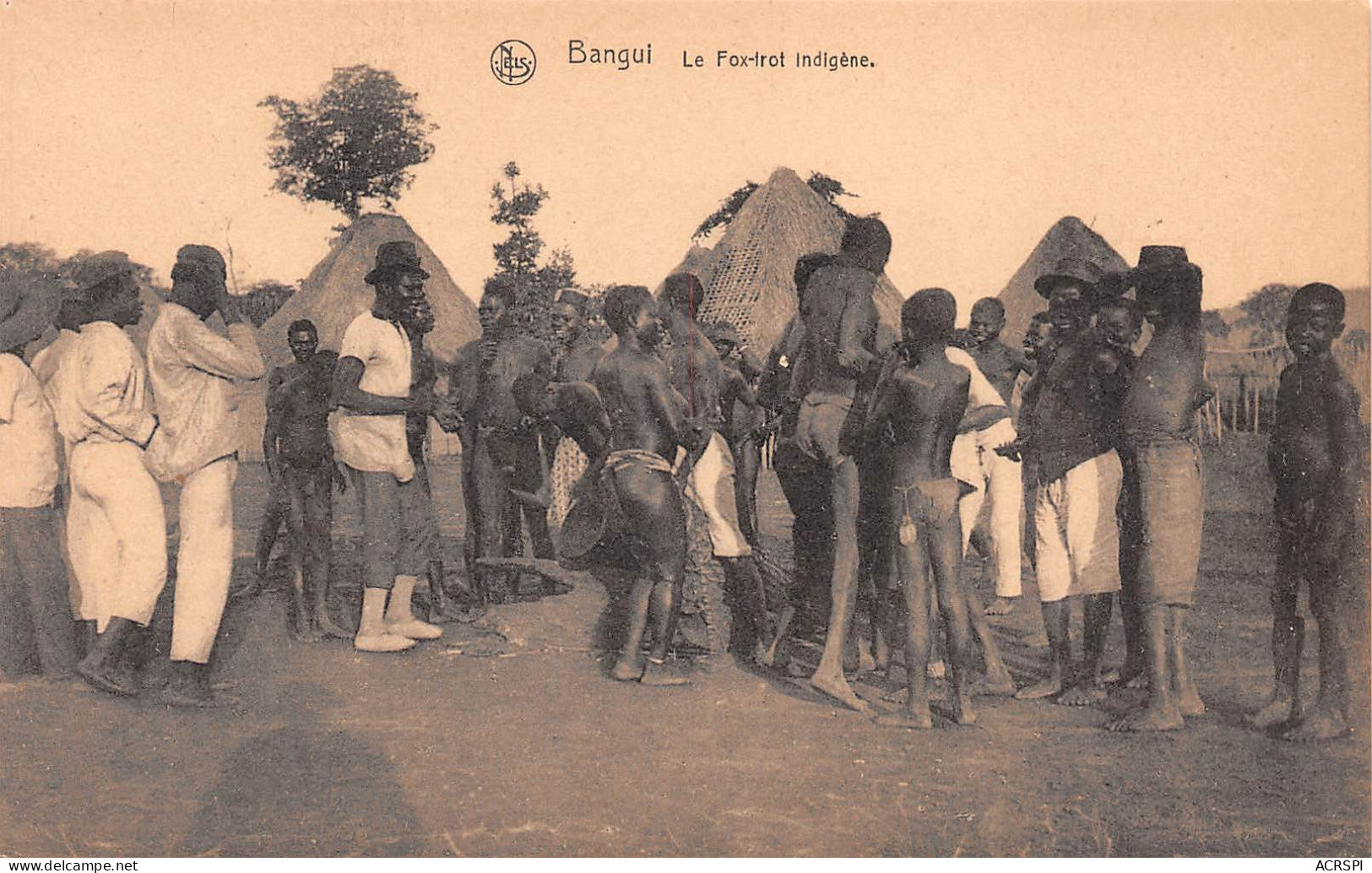 REPUBLIQUE CENTRAFRICAINE BANGUI LE FOX TROT INDIGENE Desnudo Nue Nu(scans R/V) N° 63 \ML4038 - Centrafricaine (République)