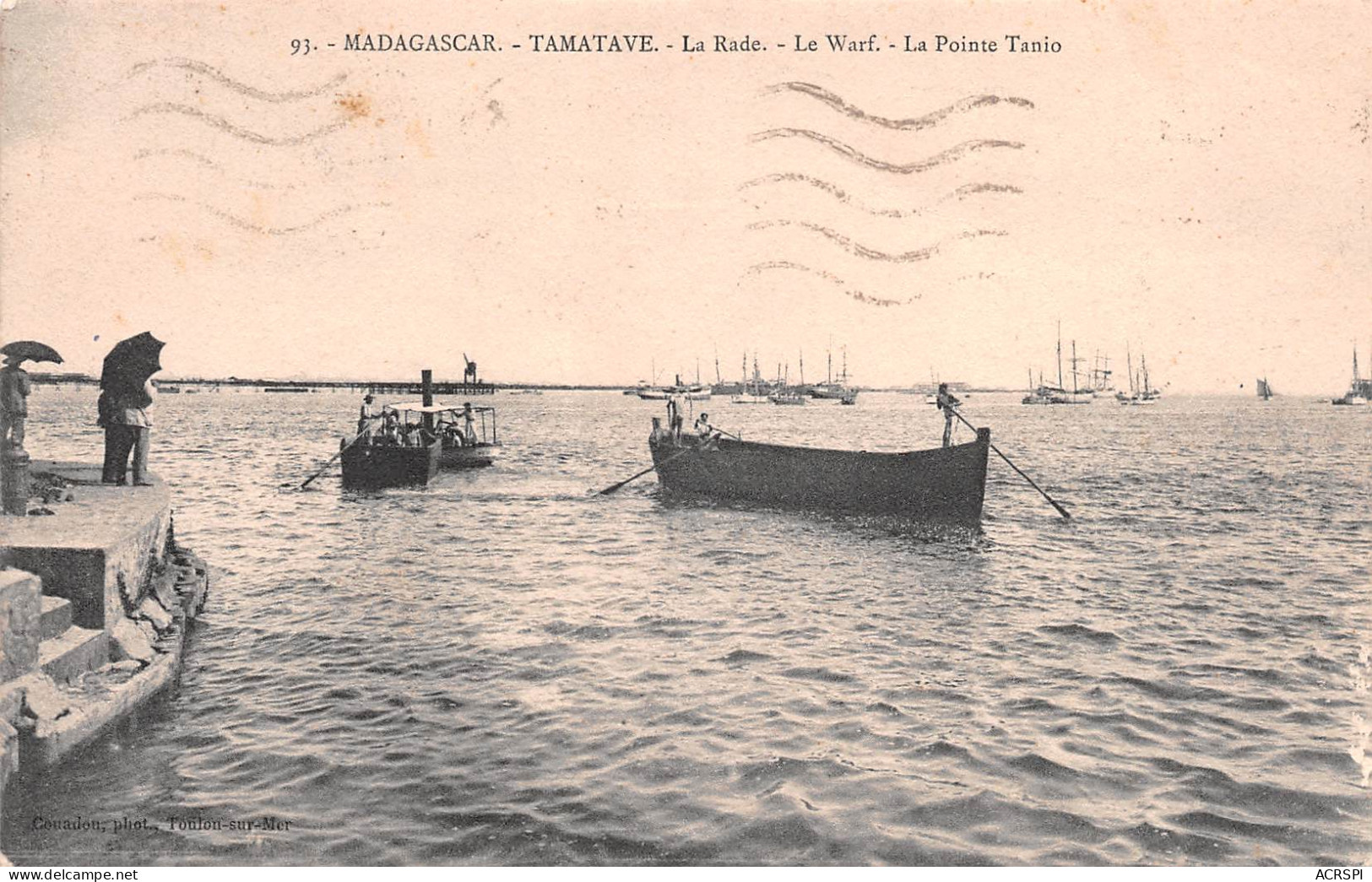 MADAGASCAR TAMATAVE - La Rade - Le Warf - La Pointe Tanio  (Scans R/V) N° 38 \ML4041 - Madagascar