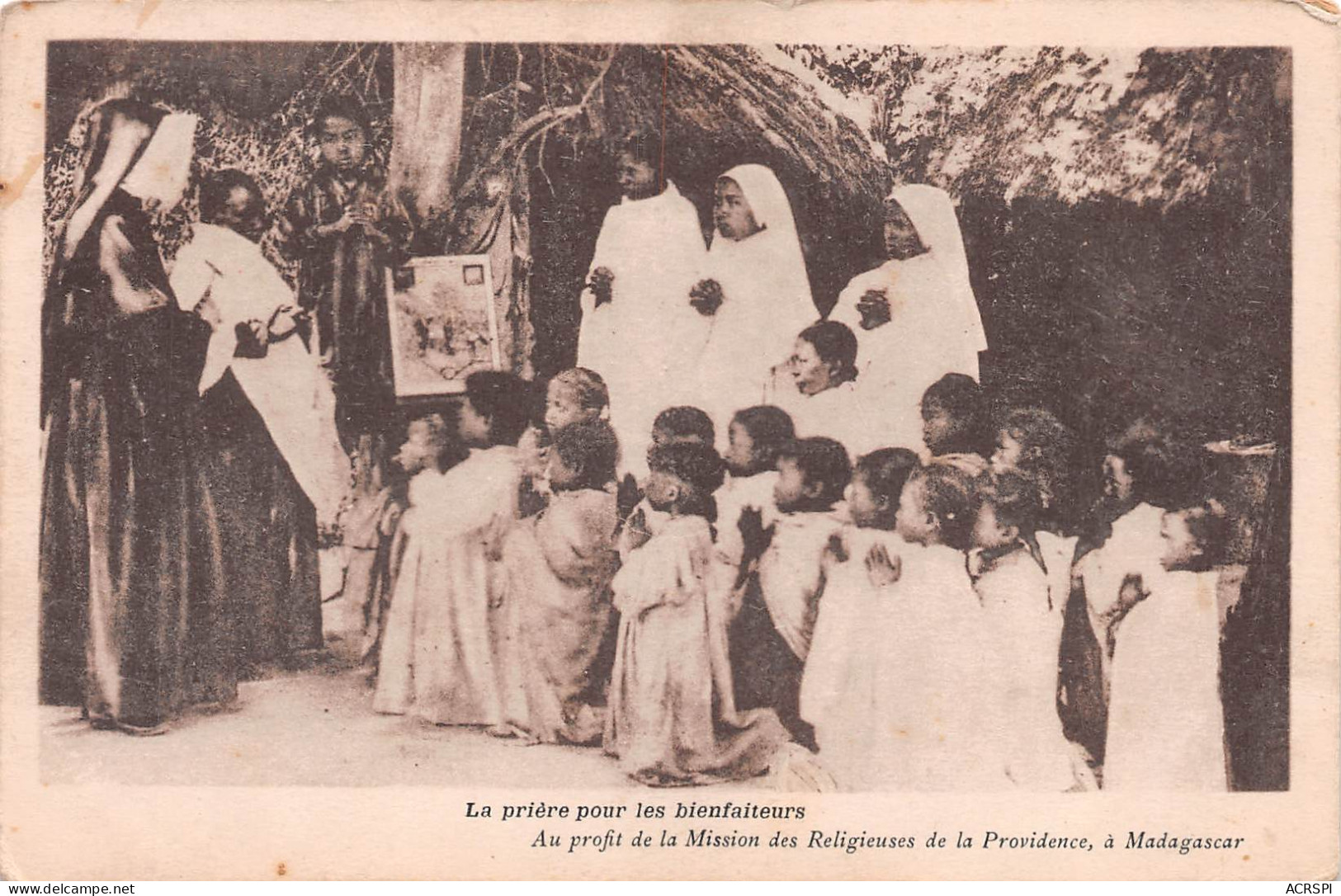 MADAGASCAR  La Prière Pour Les Bienfaiteurs  Soeurs De St Vincent De Paul  Antananarivo  (Scans R/V) N° 41 \ML4041 - Madagascar