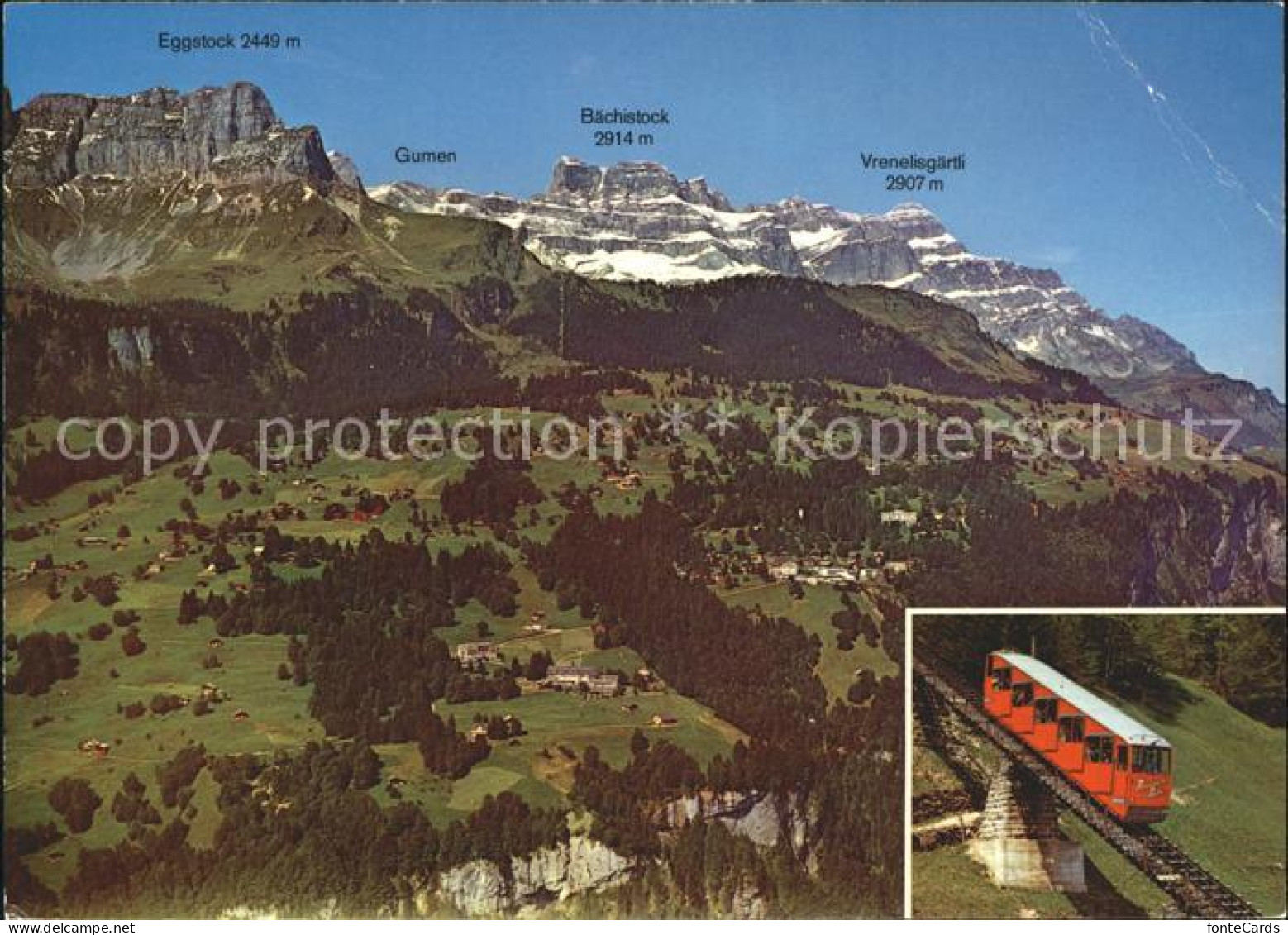11696088 Braunwald GL Bergterrasse Bergbahn Braunwald - Otros & Sin Clasificación
