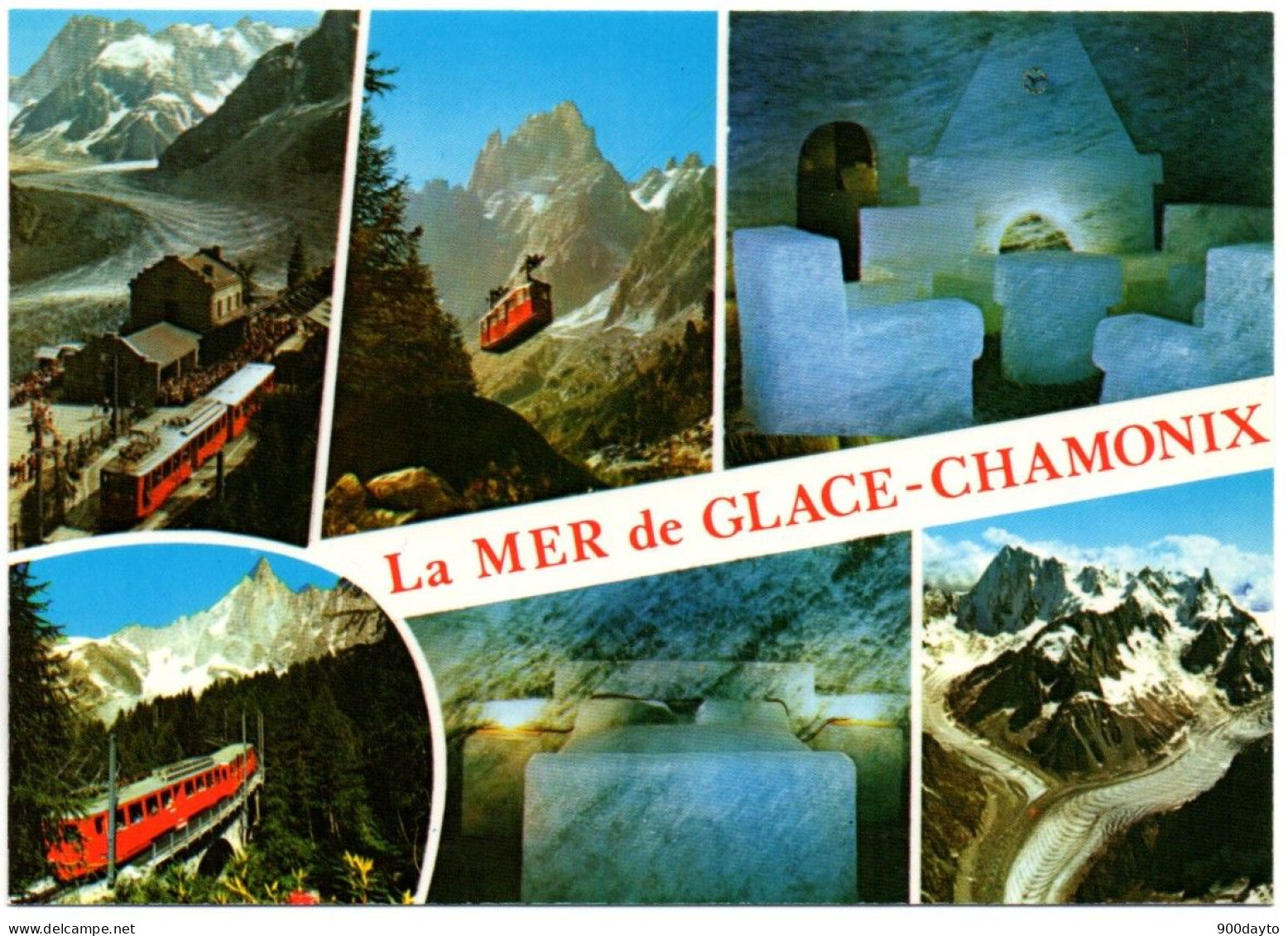 CHAMONIX-MONT-BLANC. Première Ville Olympique D'hiver (1924). La Mer De Glace. - Chamonix-Mont-Blanc