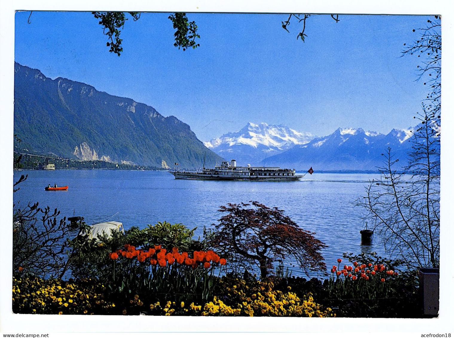 MONTREUX - Vue Sur Les Dents Du Midi - Montreux