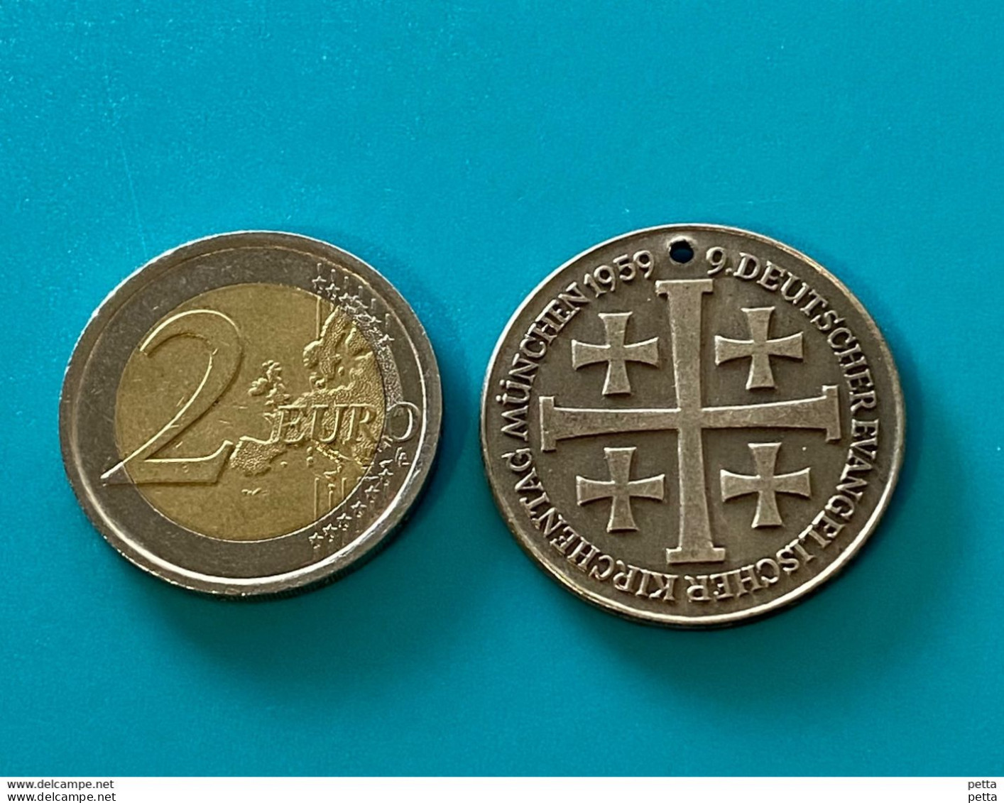 Médaille Deutscher Evangelischer Kirchentag München 1959 / Vendu En L’état (8) - Sonstige & Ohne Zuordnung