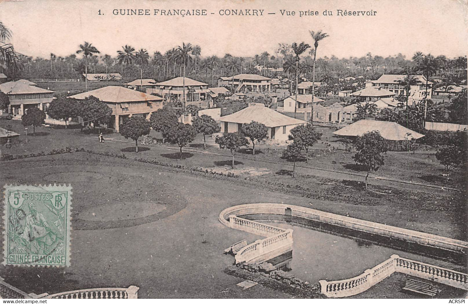 Guinée Française CONAKRY  Vue Prise Du Réservoir   (Scans R/V) N° 43 \ML4052 - French Guinea