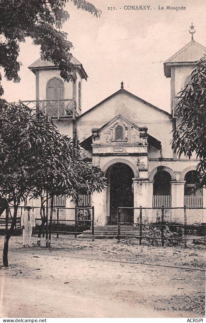 CONAKRY Guinée Française La Mosquée  Timbre De L'Expo Coloniale De 1931  (Scans R/V) N° 13 \ML4053 - French Guinea