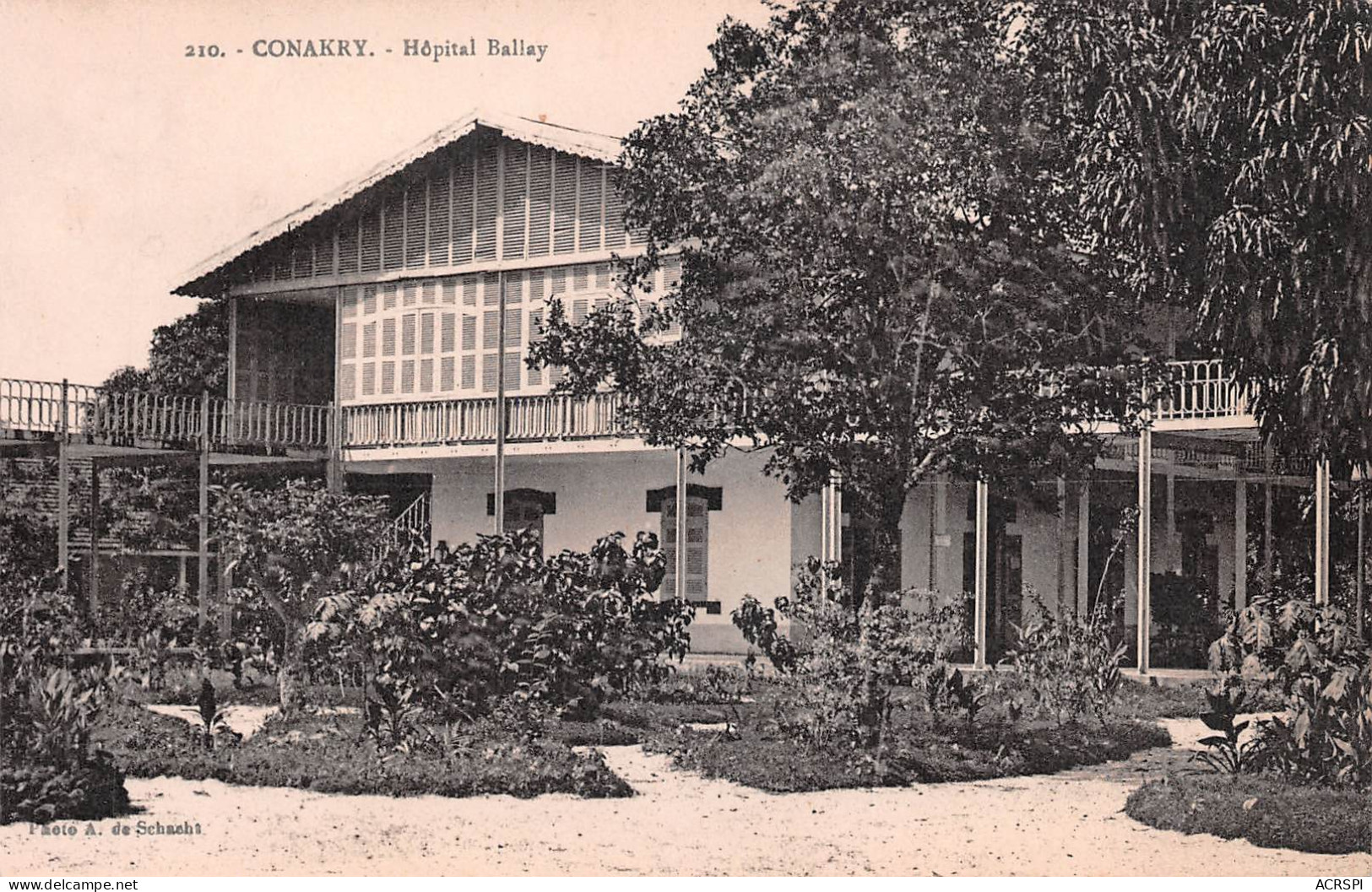 CONAKRY Guinée Française L' HÔPITAL BALLAY Carte Vierge Non Circulé (Scans R/V) N° 31 \ML4054 - Französisch-Guinea