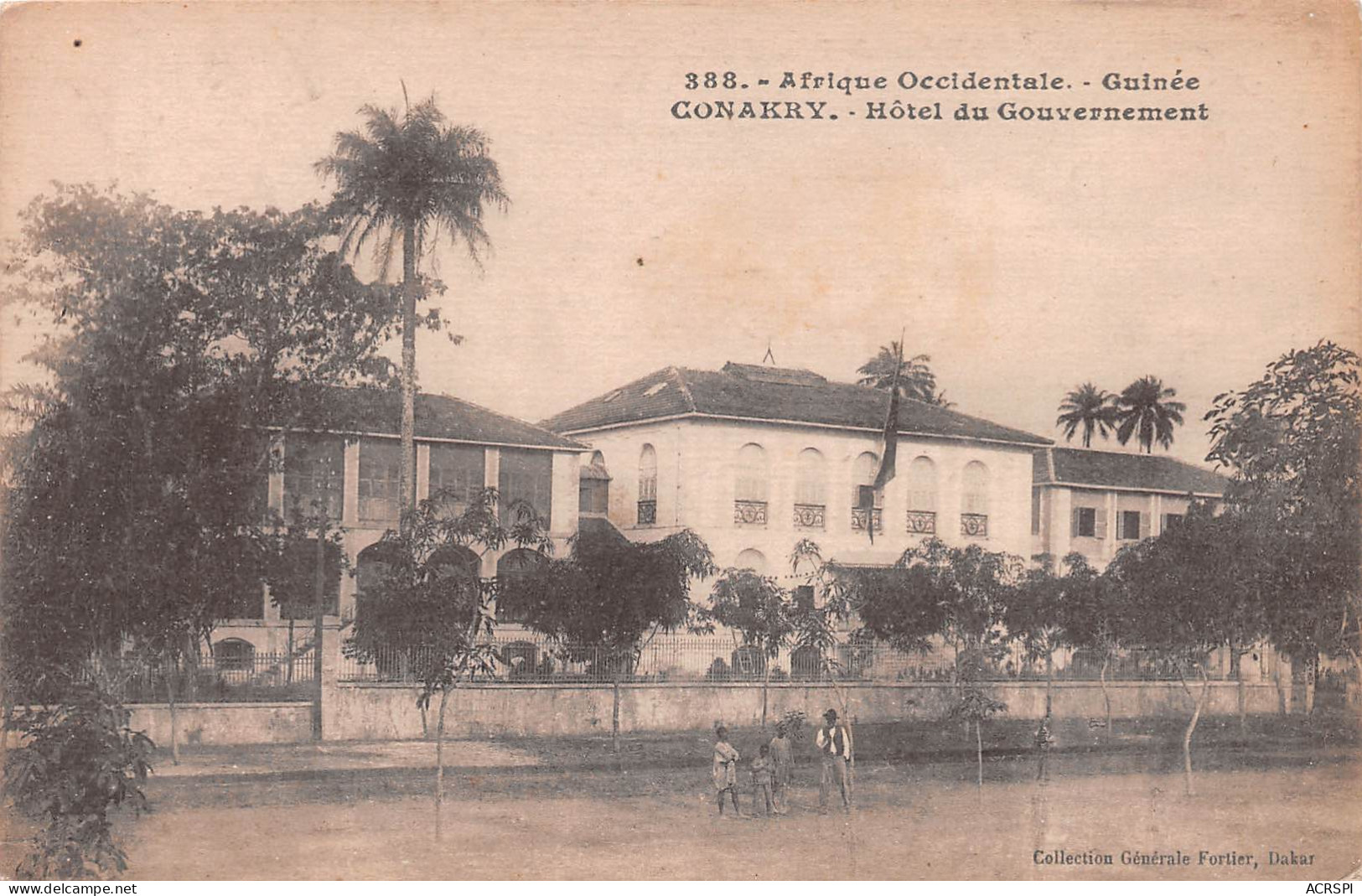 CONAKRY Guinée Française Hotel Du Gouvernement Vierge Non Circulé  (Scans R/V) N° 41 \ML4054 - Französisch-Guinea