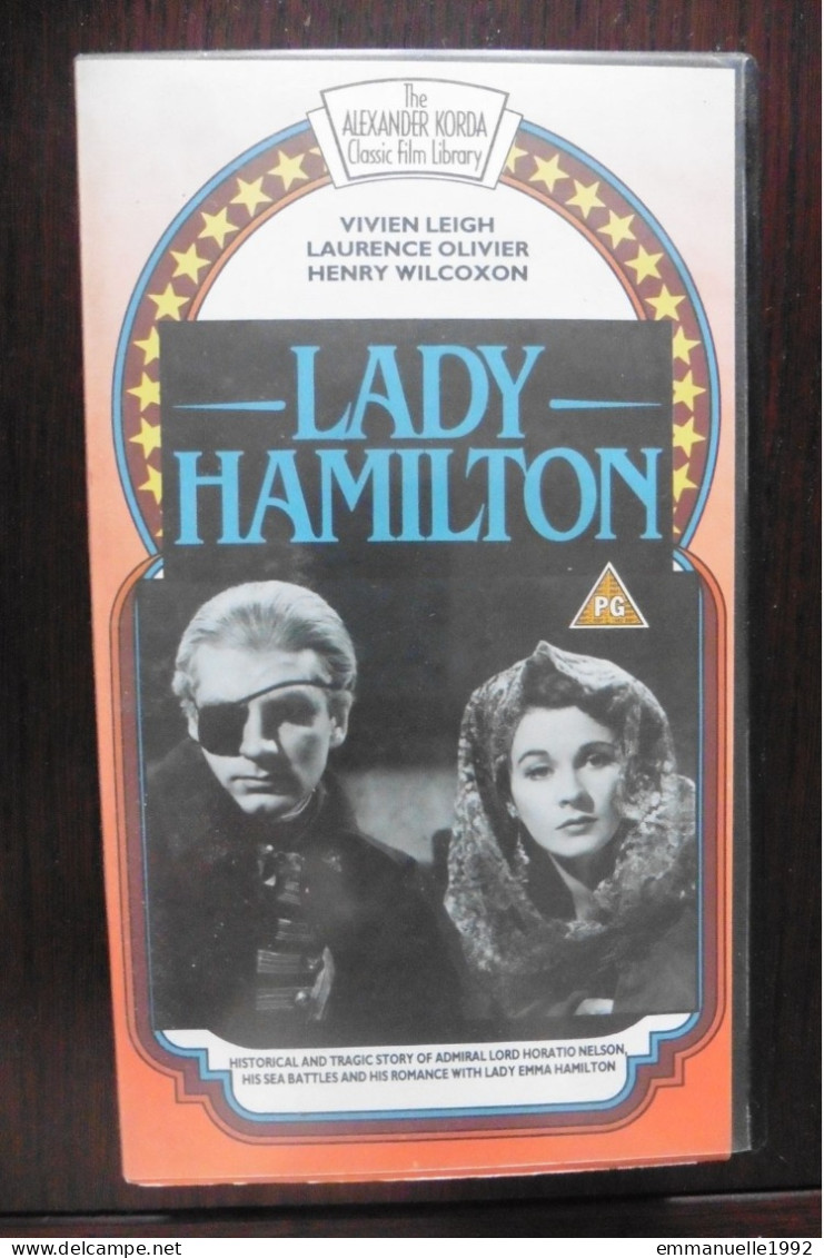 VHS Lady Hamilton 1941 A.Korda Vivien Leigh Laurence Olivier PAL English Version - Dramma
