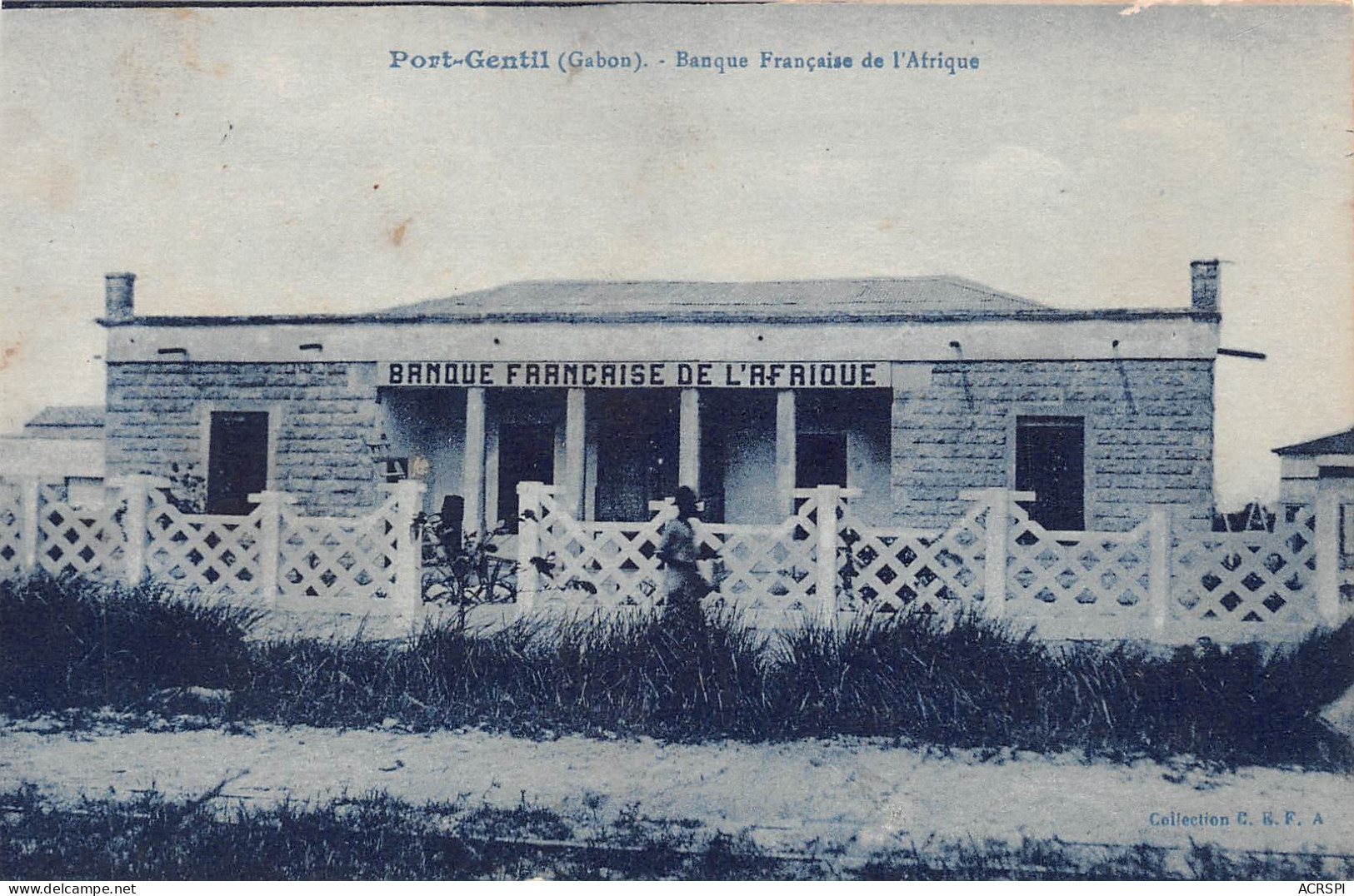 GABON PORT GENTIL Banque Française De L'Afrique  Carte Vierge Non Voyagé   (Scans R/V) N° 29 \ML4055 - Gabon