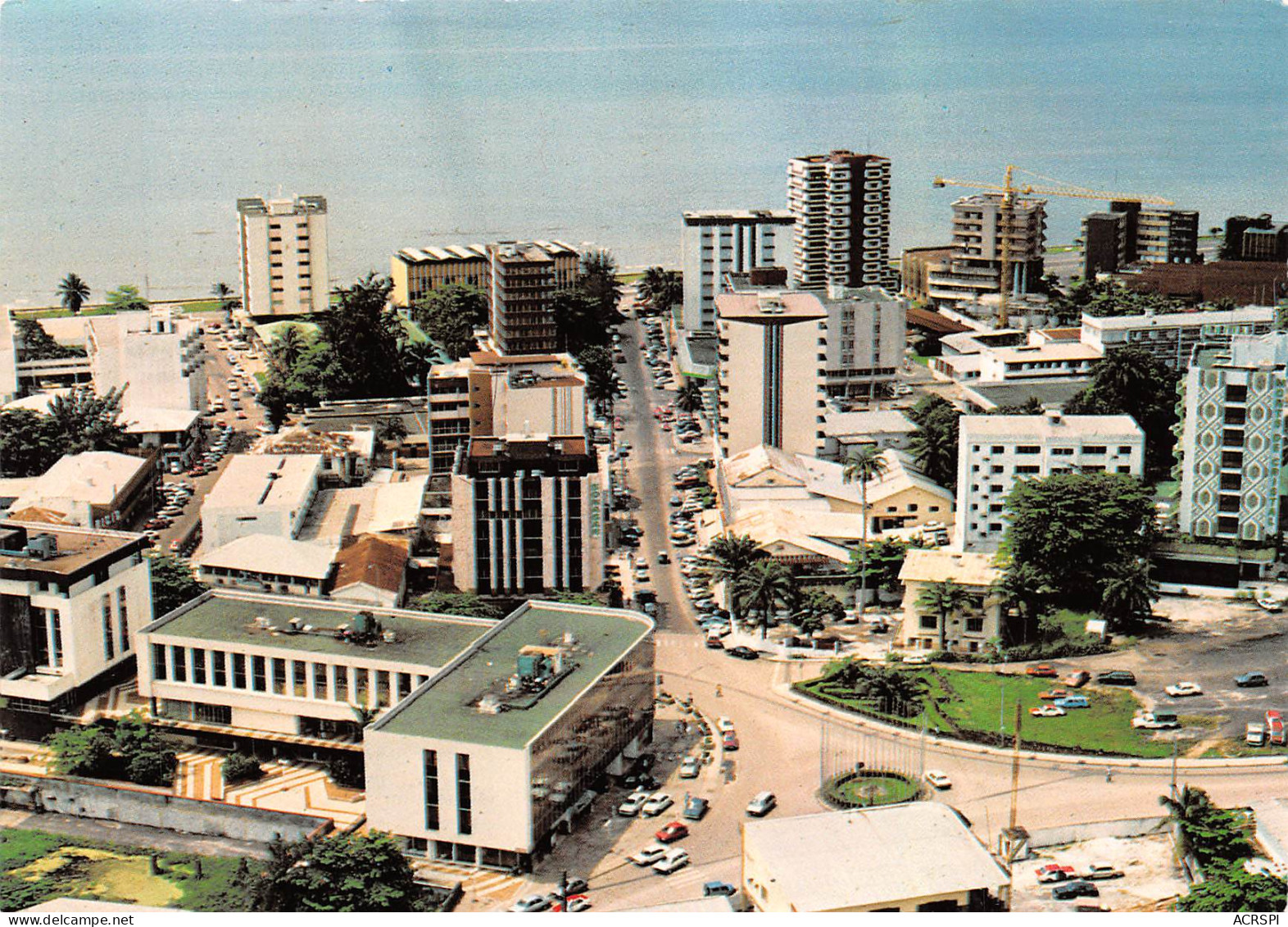 GABON LIBREVILLE  Centre Ville Rue De La Mairie  (Scans R/V) N° 42 \ML4055 - Gabun