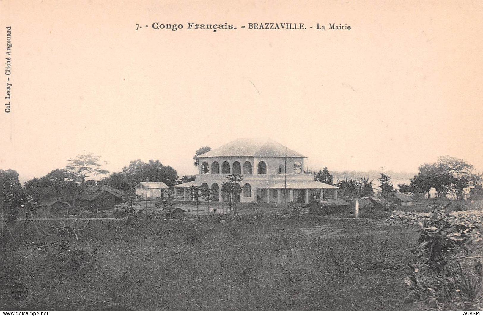 CONGO BRAZZAVILLE  La Mairie Carte Vierge Non Circulé (Scans R/V) N° 5 \ML4056 - Brazzaville