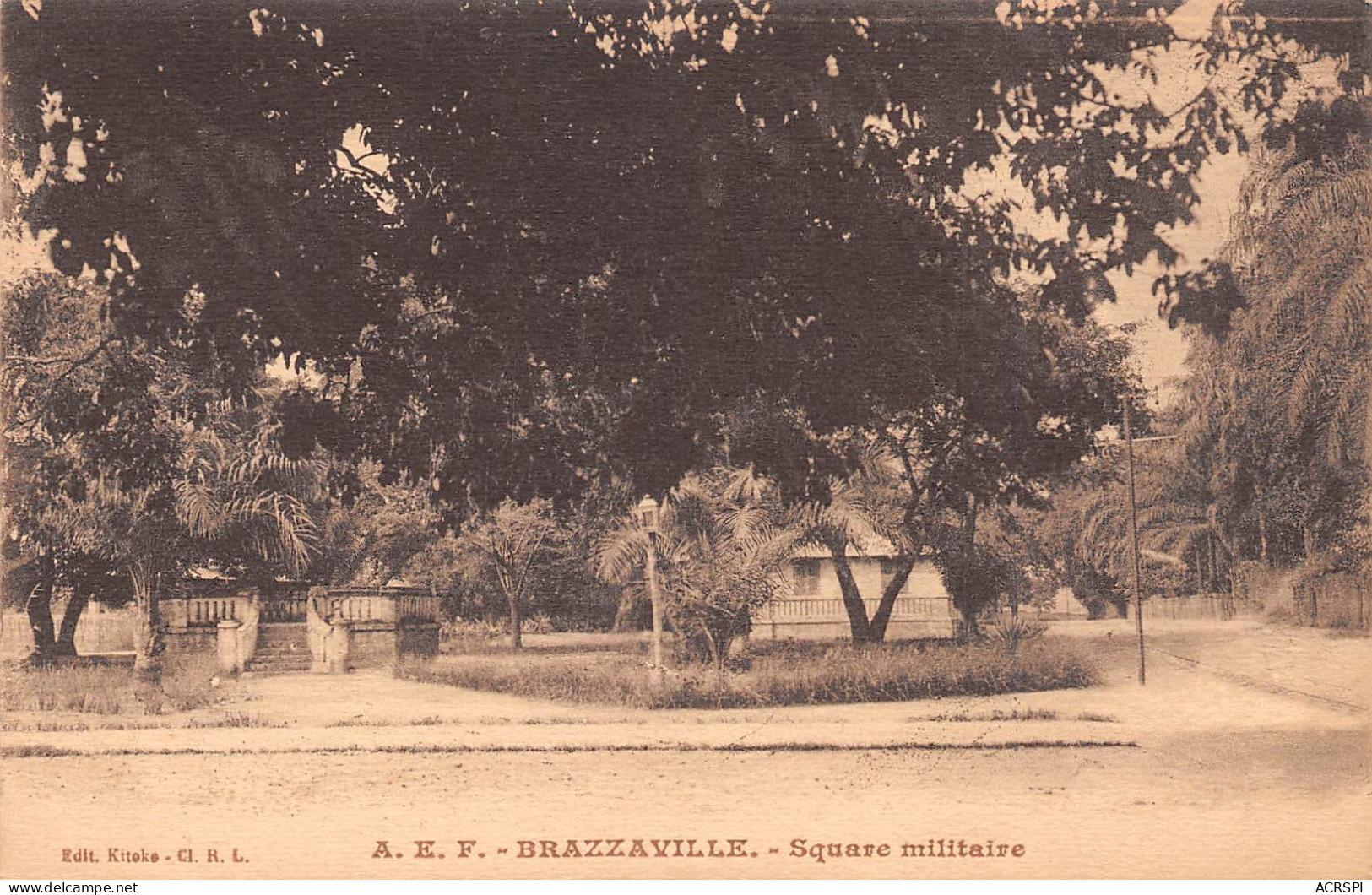 CONGO BRAZZAVILLE Le Square Militaire Carte Vierge Non Circulé (Scans R/V) N° 6 \ML4056 - Brazzaville