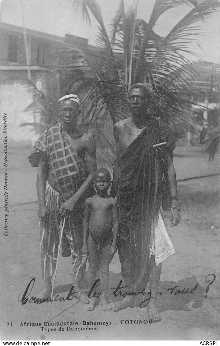 BENIN DAHOMEY COTONOU Famille Dahoméenne  (Scans R/V) N° 54 \ML4056 - Dahome