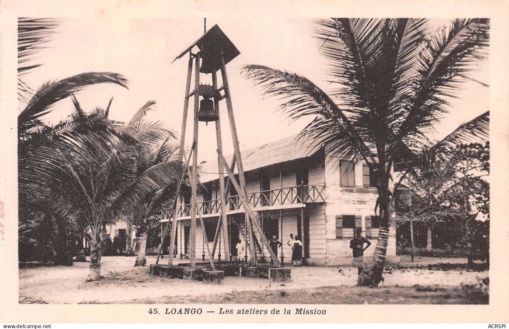 CONGO LOANGO  Les Ateliers De La Mission Carte Vierge Non Circulé (Scans R/V) N° 22 \ML4057 - Congo Belge