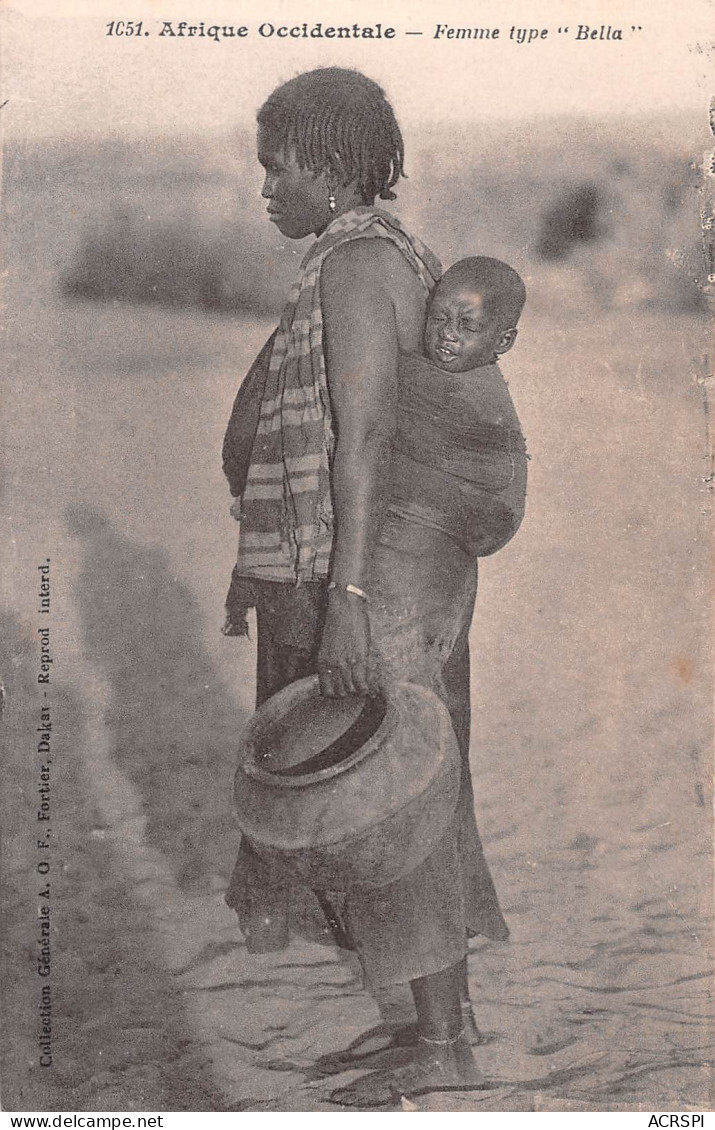 MALI Femme Bella Et Son Enfant Bela Songhaï, Bouzou Haoussa Iklan Ihatan Tamasheq (scans R/V) N° 40 \ML4057 - Mali