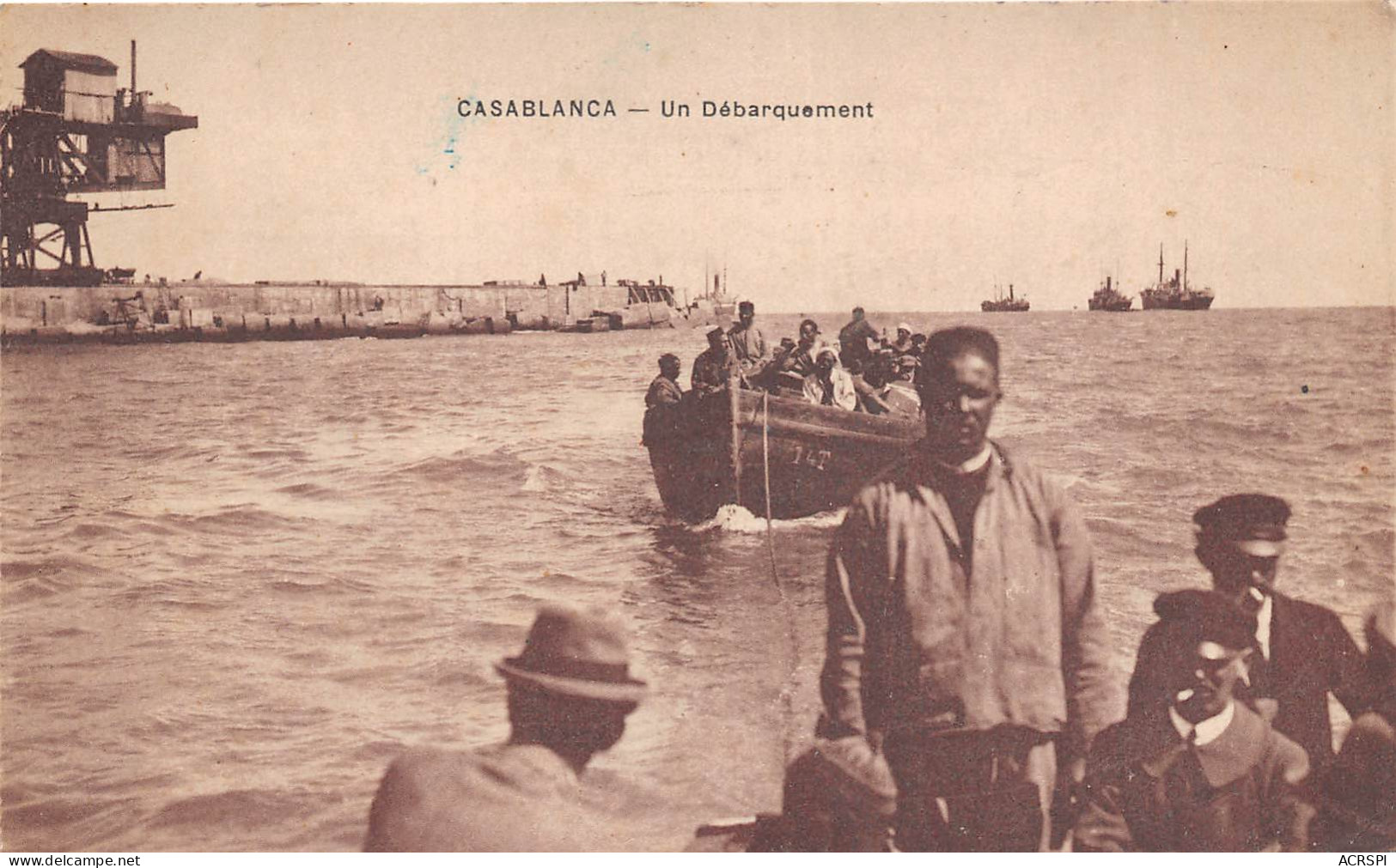 MAROC  Casablanca Un Débarquement  (Scans R/V) N° 30 \ML4058 - Casablanca