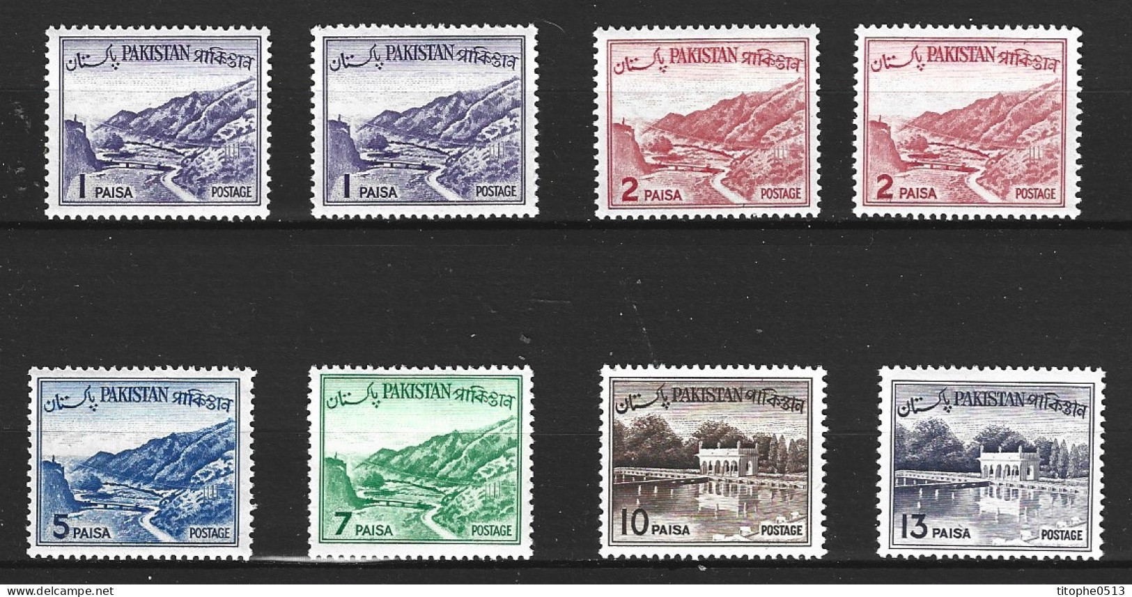 PAKISTAN. Timbres De 1961. Série Courante. - Pakistán