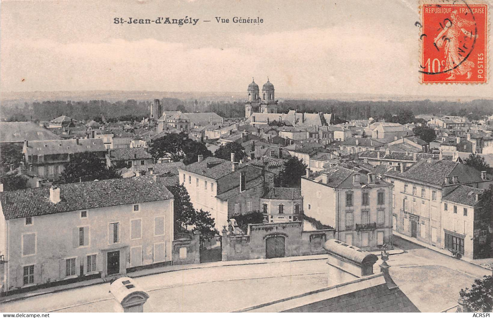 17   SAINT JEAN D'ANGELY Vue Générale  (Scans R/V) N° 26 \ML4059 - Saint-Jean-d'Angely