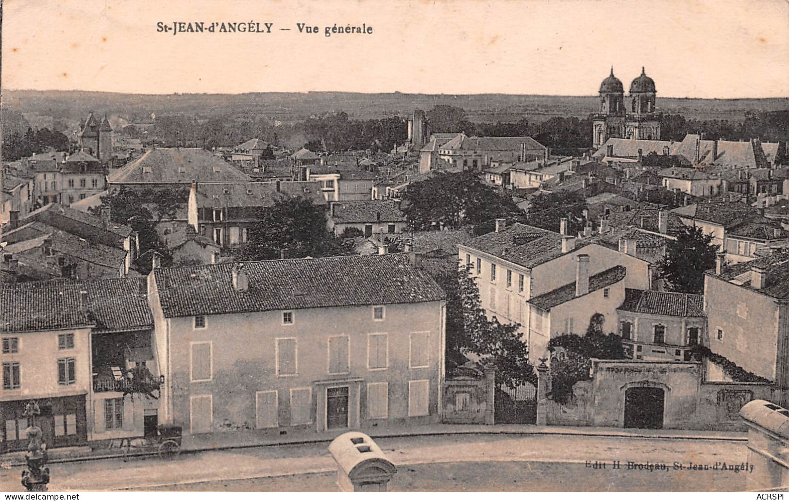 17   SAINT JEAN D'ANGELY Vue Générale Panoramique (Scans R/V) N° 27 \ML4059 - Saint-Jean-d'Angely
