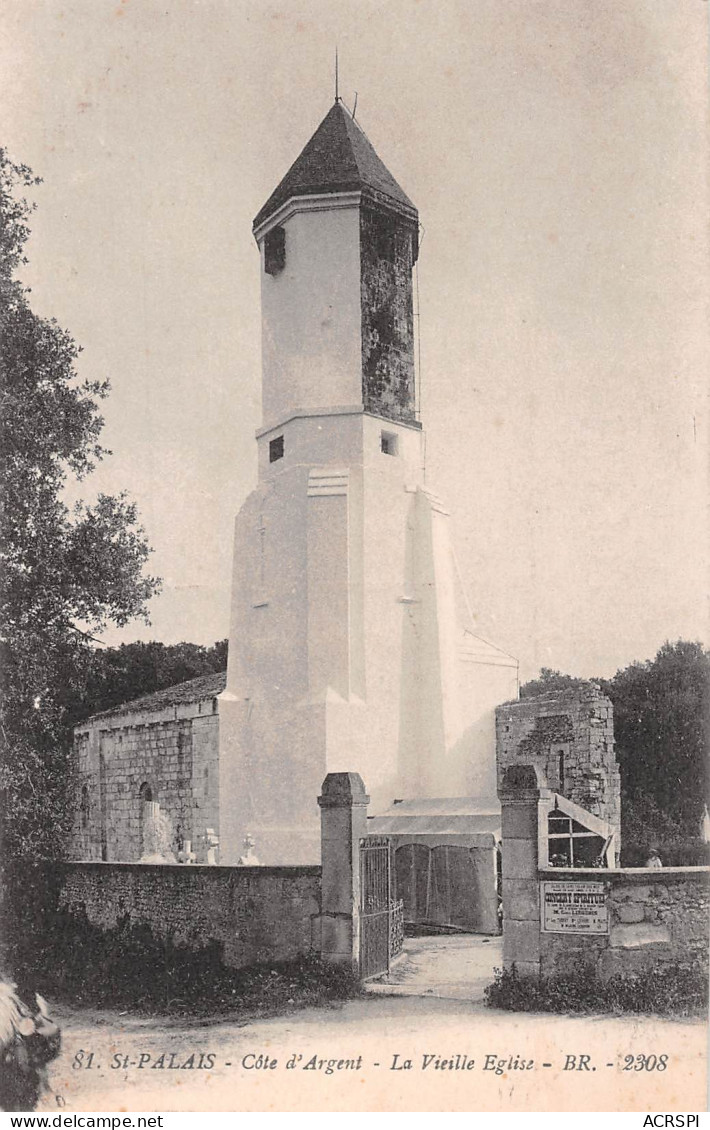 17   SAINT PALAIS Sur MER La Vieille église Carte Vierge Non Circulé (Scans R/V) N° 31 \ML4059 - Saint-Palais-sur-Mer