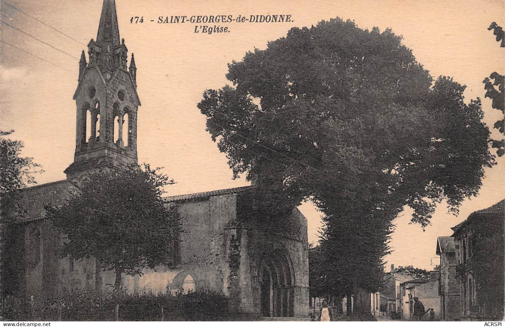 17  SAINT  GEORGES DE DIDONNE L'église  (Scans R/V) N° 38 \ML4059 - Saint-Georges-de-Didonne