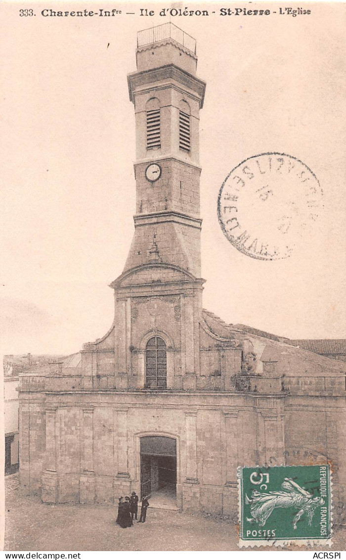 17 île D' OLERON SAINT PIERRE L'église (scans R/V) N° 70 \ML4060 - Saint-Pierre-d'Oleron