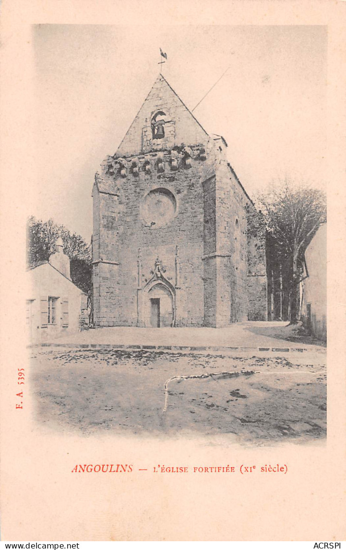 17  ANGOULINS L'église Fortifiée (Scans R/V) N° 37 \ML4061 - Angoulins