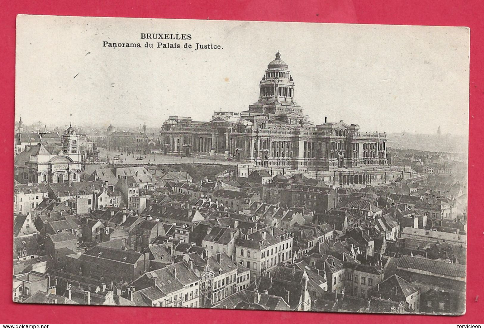 C.P. Bruxelles = Panorama  Du Palais  De Justice - Brüssel (Stadt)