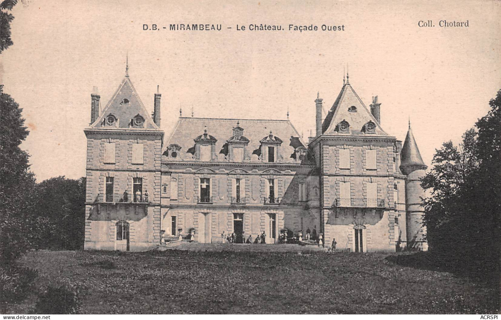 17 MIRAMBEAU Le Chateau Façade Ouest Cpa Non Circulé  (Scans R/V) N° 71 \ML4061 - Mirambeau