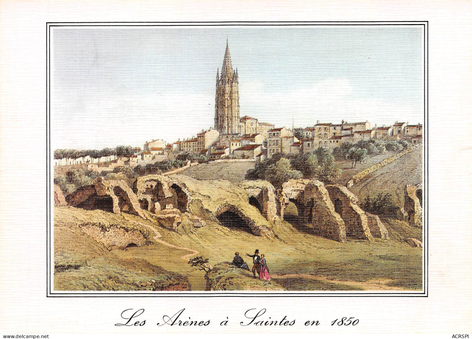 17 SAINTES  Les Arènes En 1850  (Scans R/V) N° 4 \ML4062 - Saintes